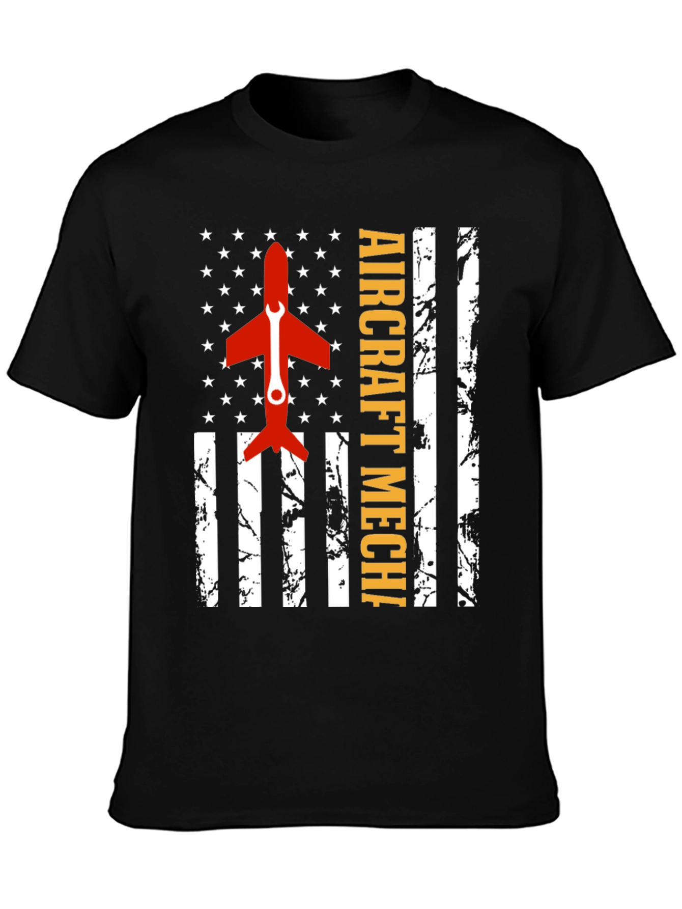 Aircraft Mechanic Flag Graphic Tee