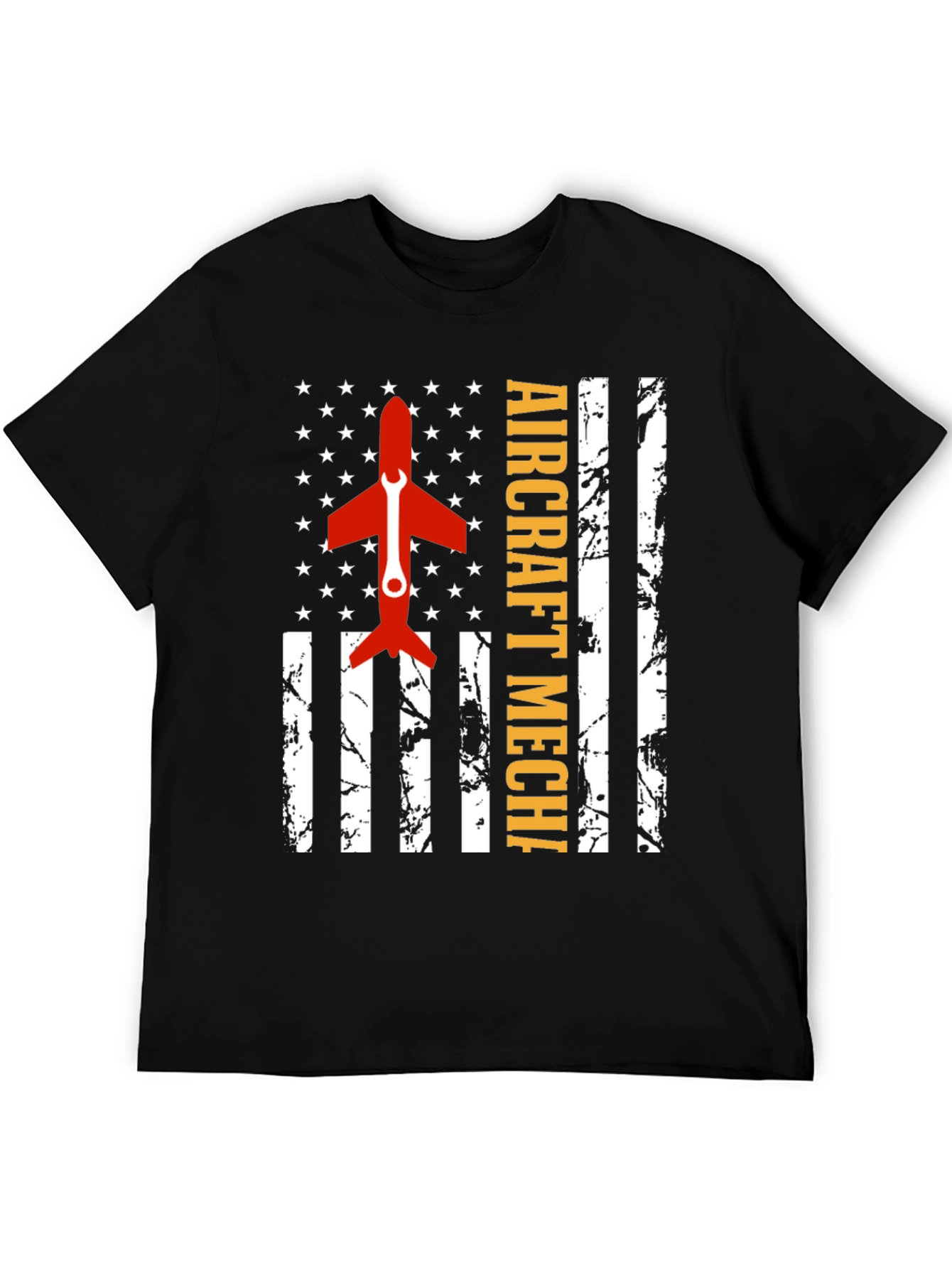 Aircraft Mechanic Flag Graphic Tee