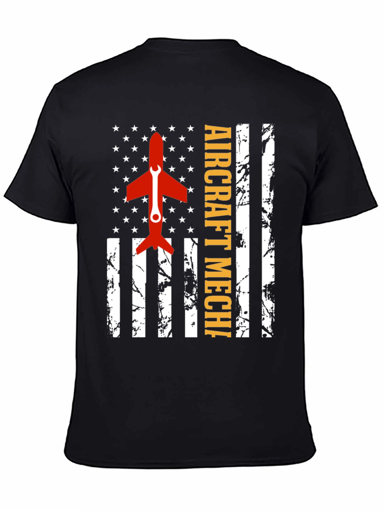 Aircraft Mechanic Flag Graphic Tee