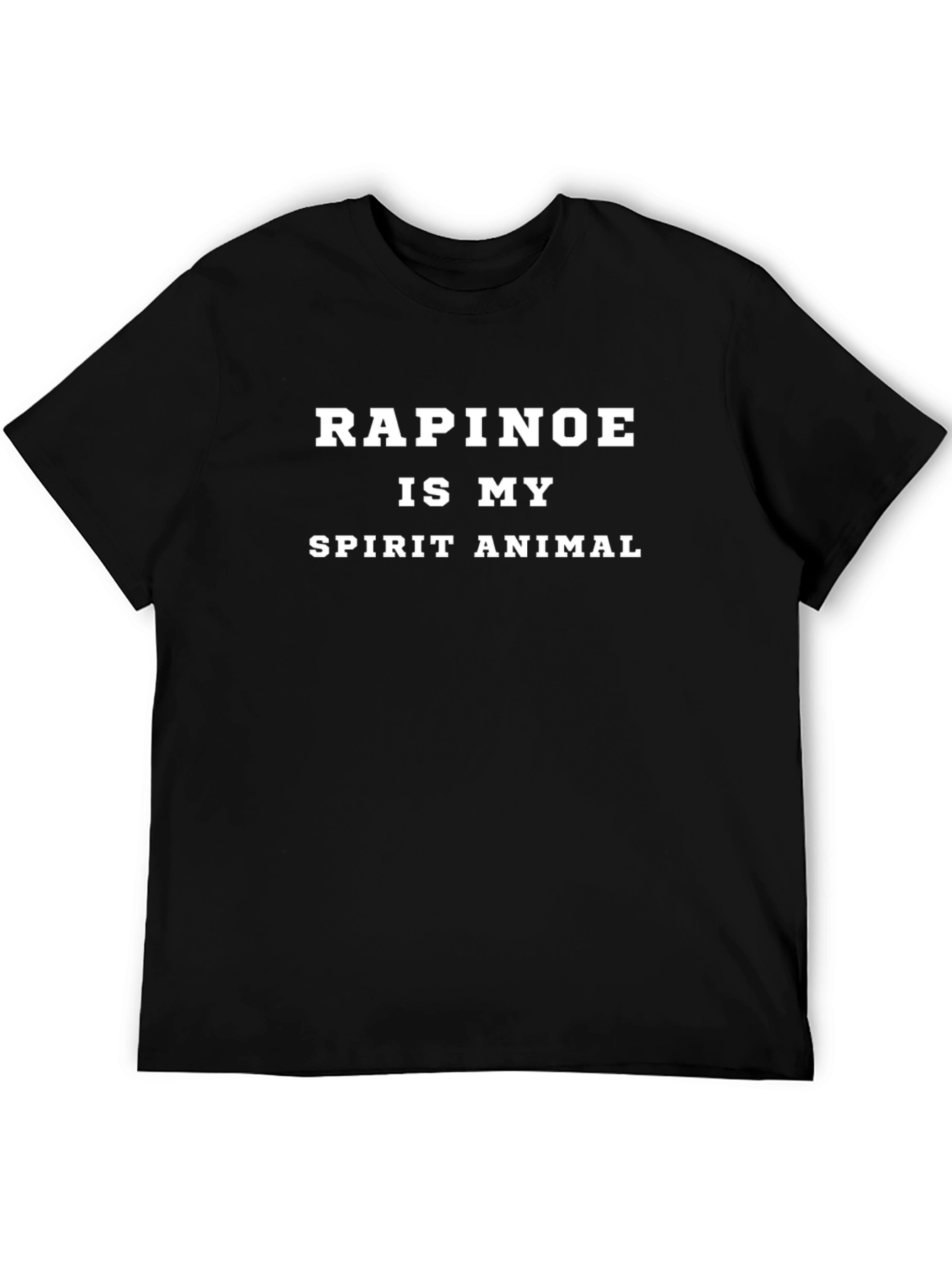 Rapinoe is My Spirit Animal Black T-Shirt