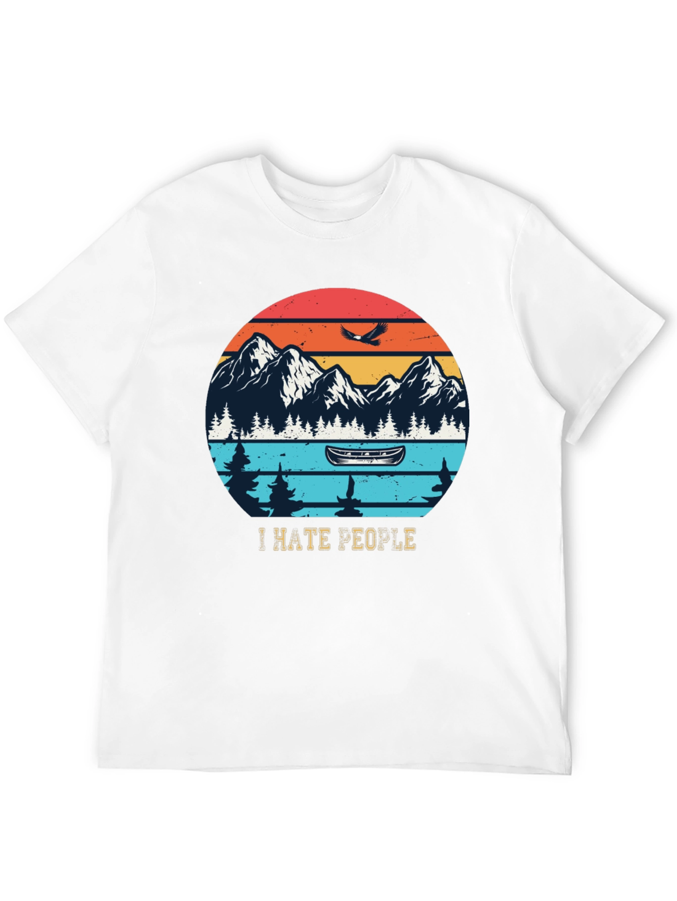 I Hate People Nature T-Shirt