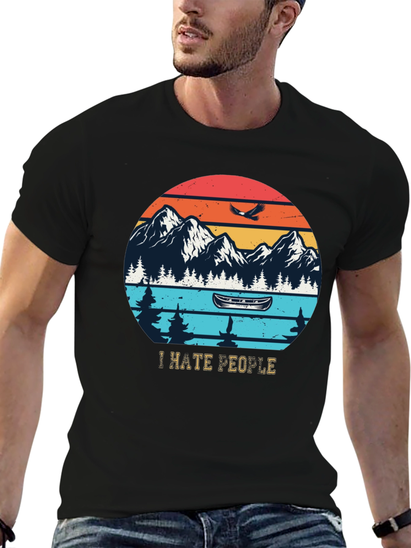 I Hate People Nature T-Shirt