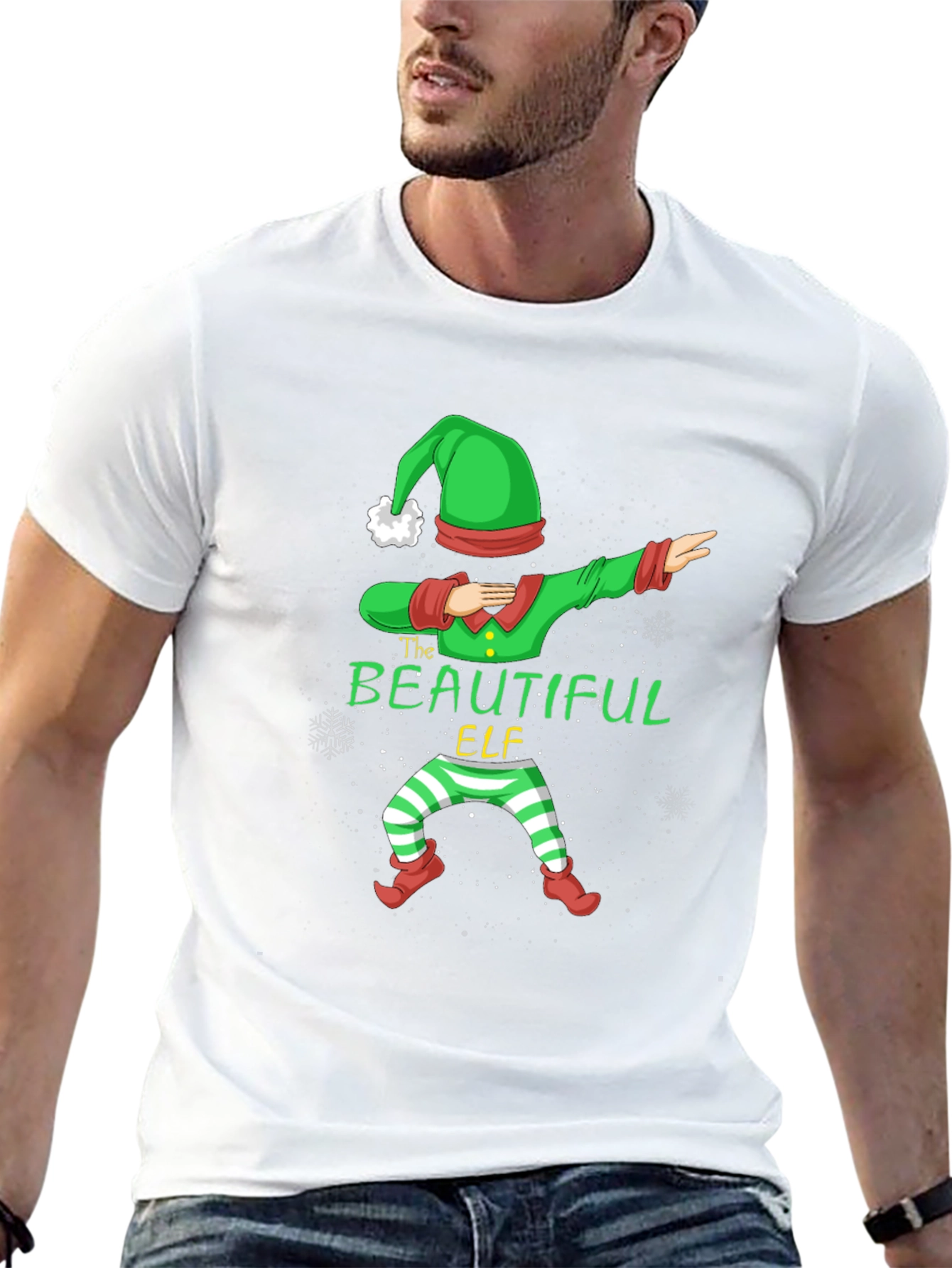 Dabbing Elf Christmas T-Shirt