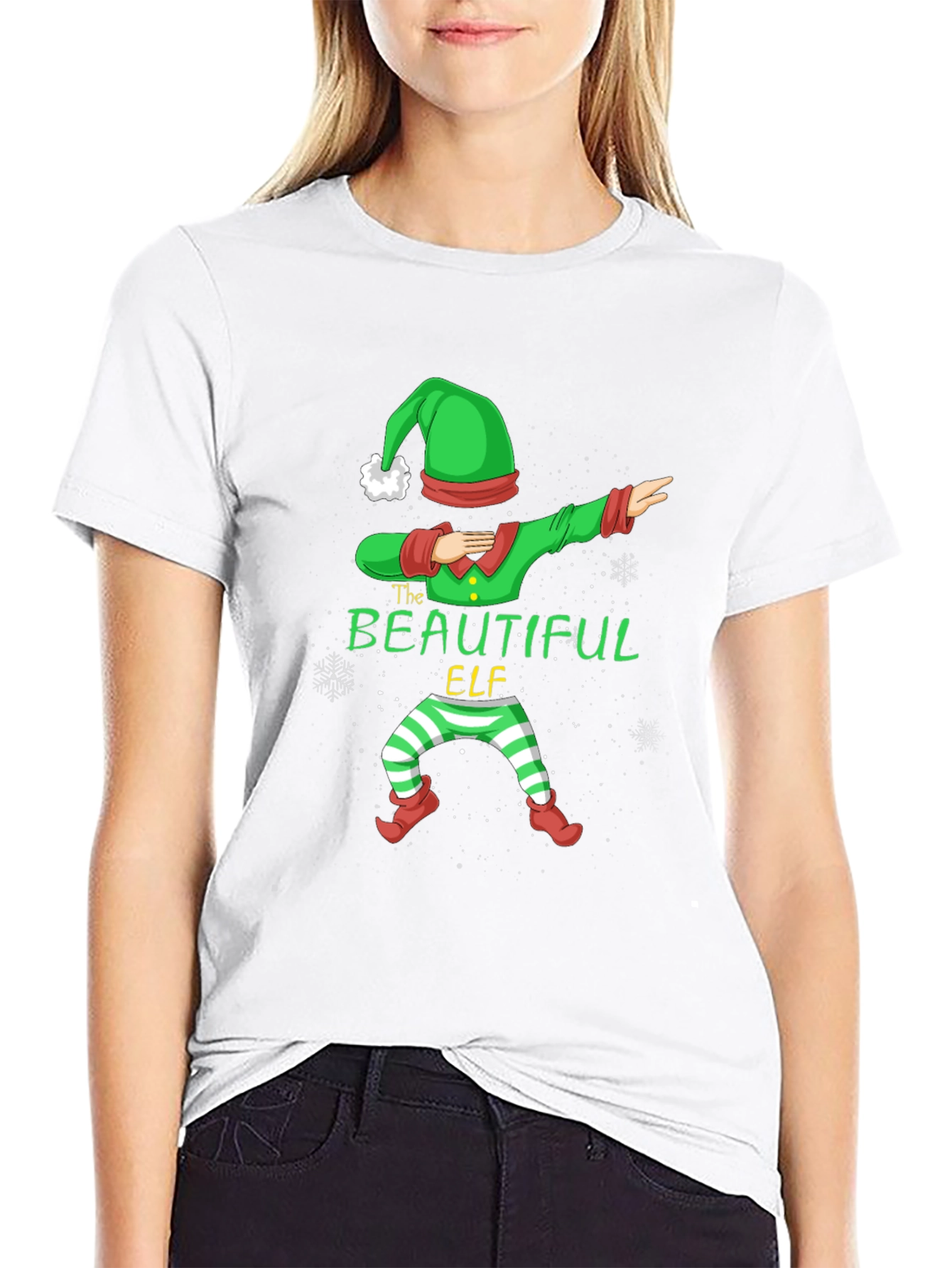 Dabbing Elf Christmas T-Shirt