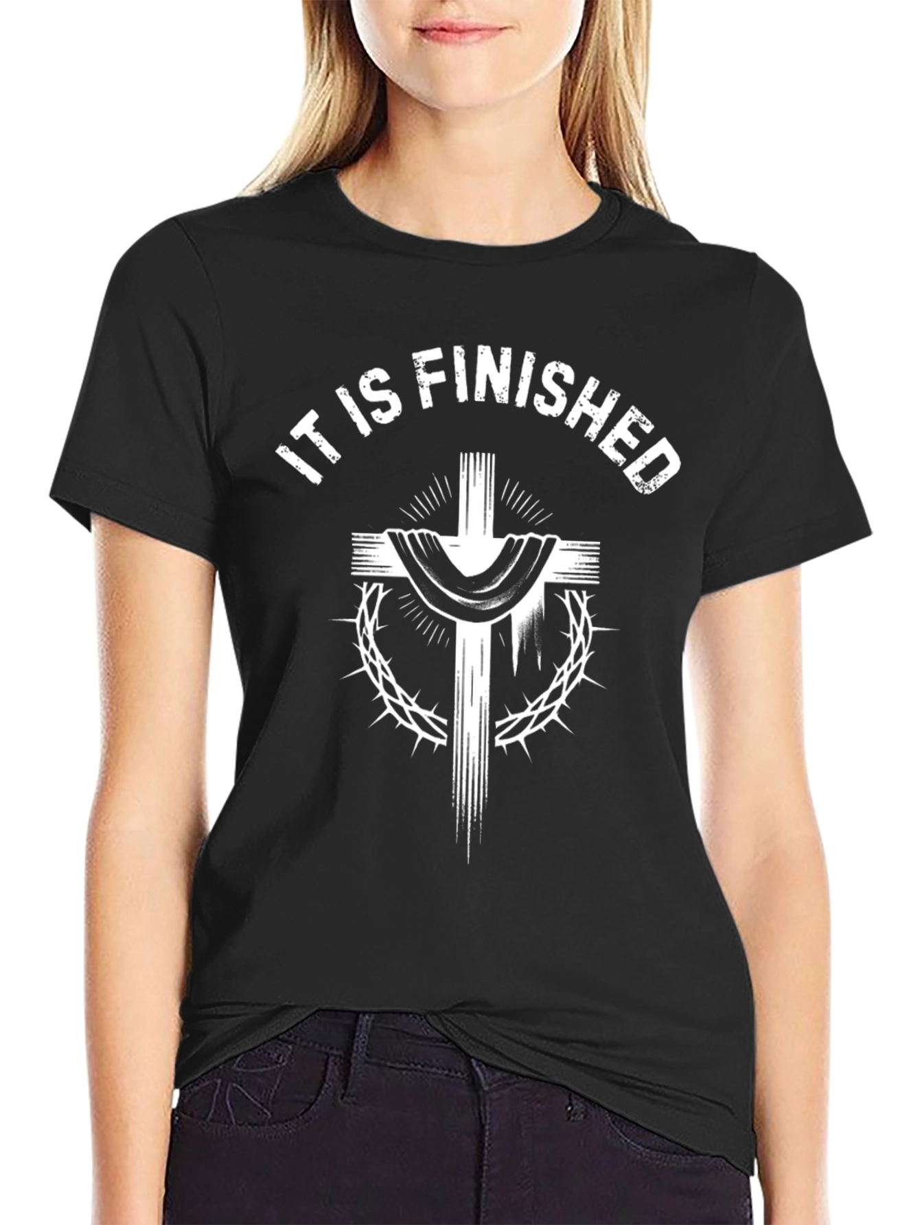 It Is Finished Graphic Tee - Christian T-Shirt
