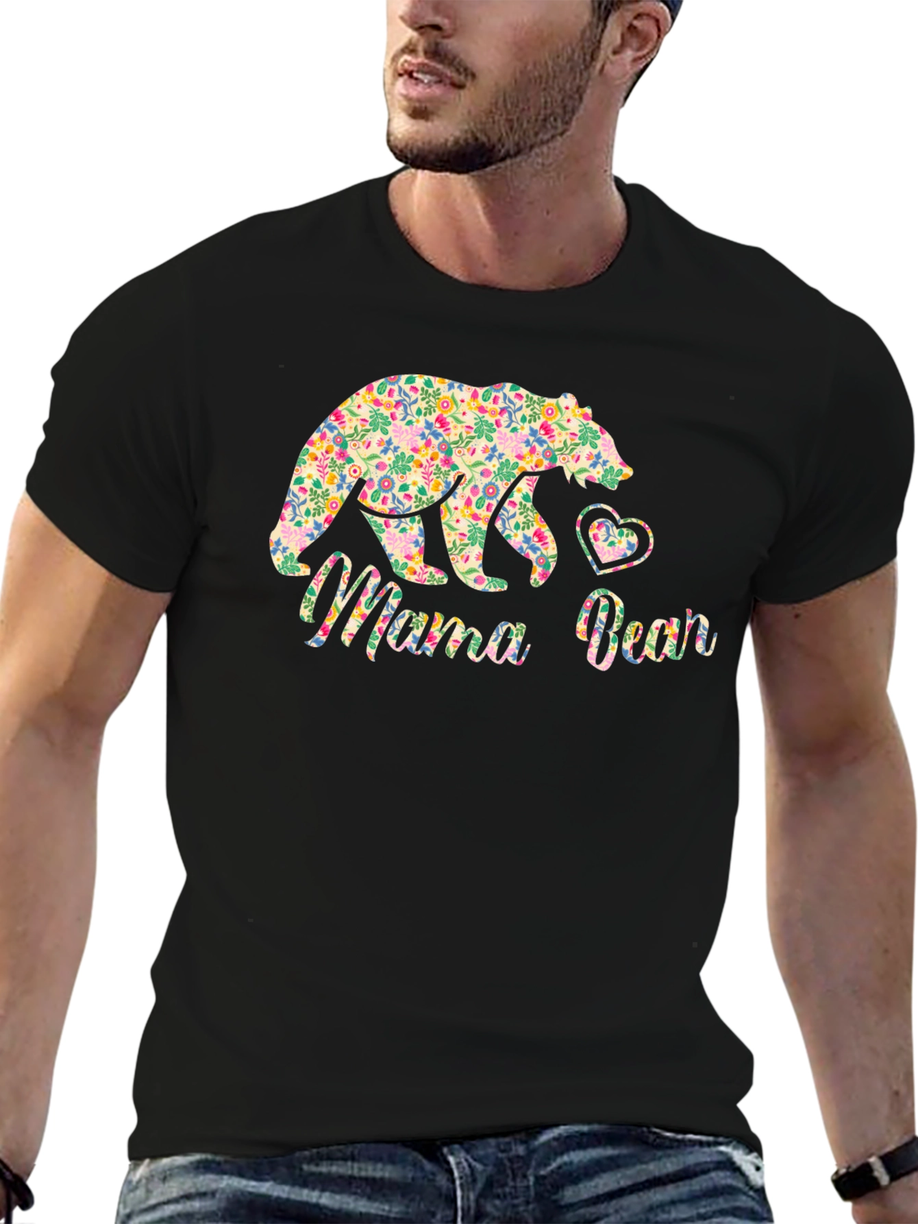 Mama Bear Floral Graphic Tee