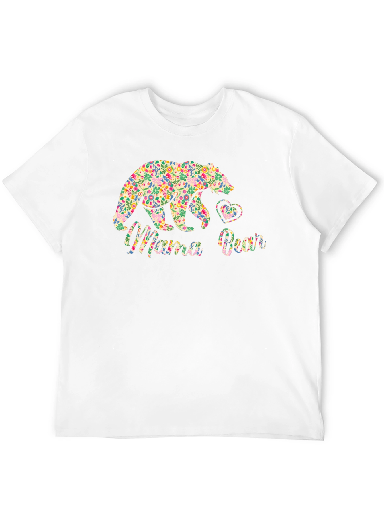 Mama Bear Floral Graphic Tee