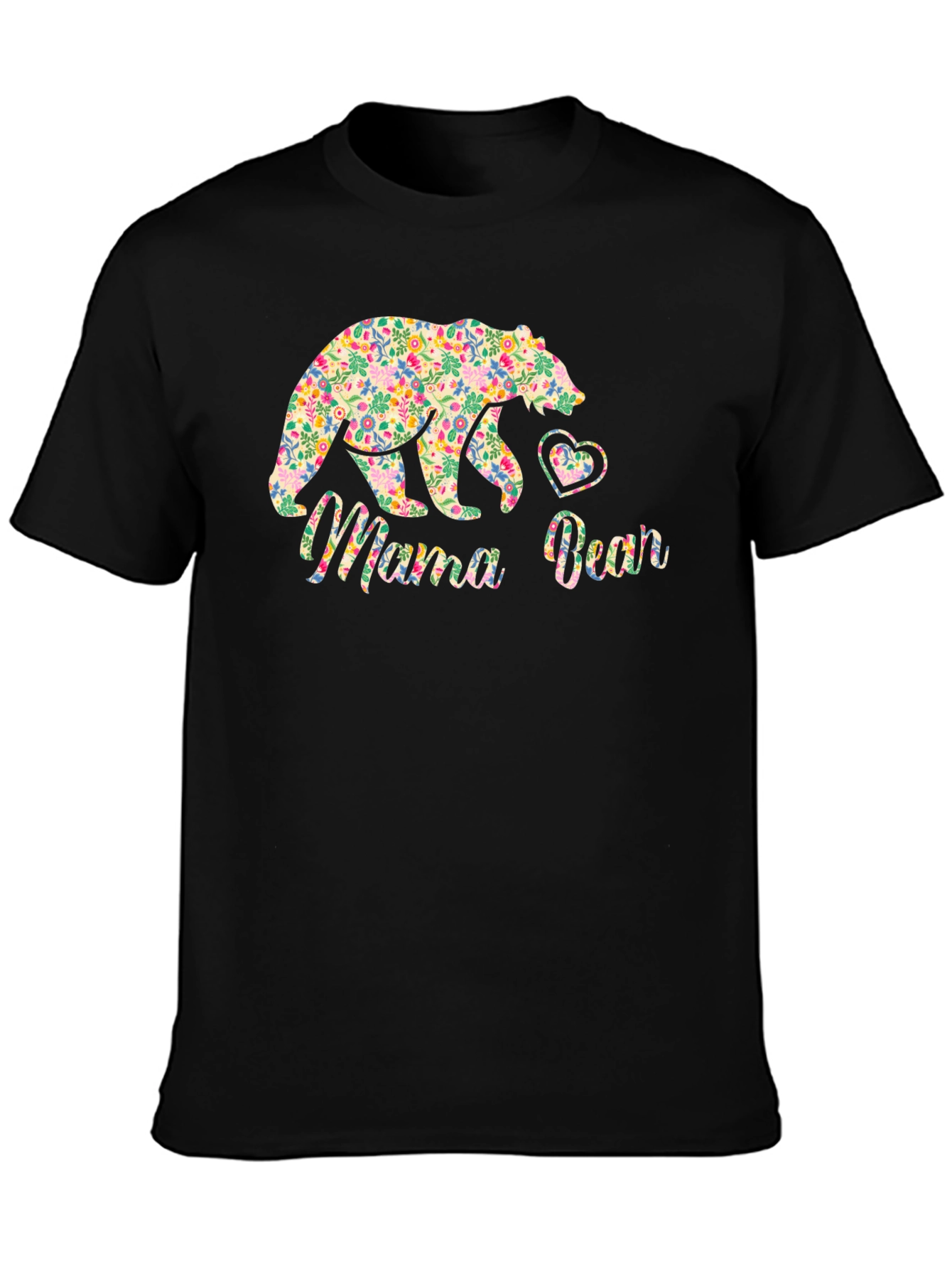 Mama Bear Floral Graphic Tee
