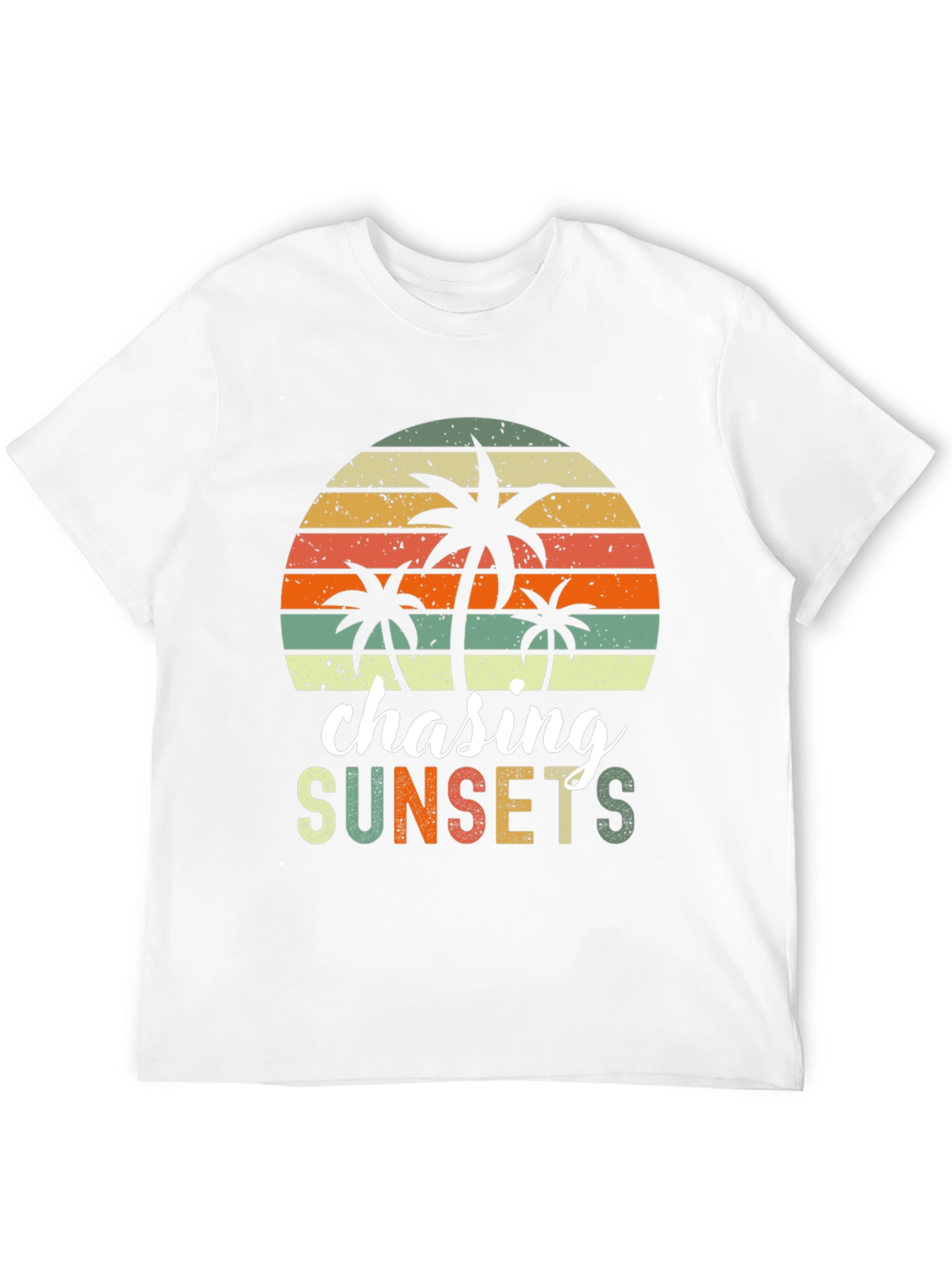 Chasing Sunsets Graphic Tee | Retro Palm Tree T-Shirt