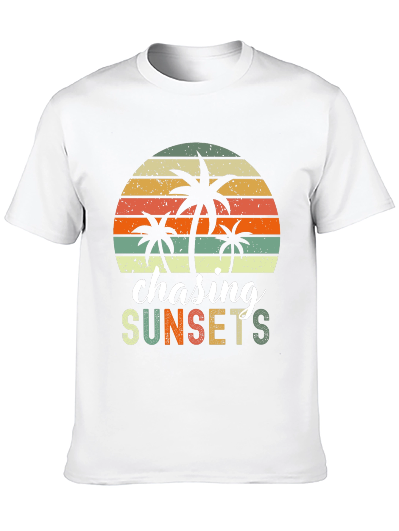 Chasing Sunsets Graphic Tee | Retro Palm Tree T-Shirt