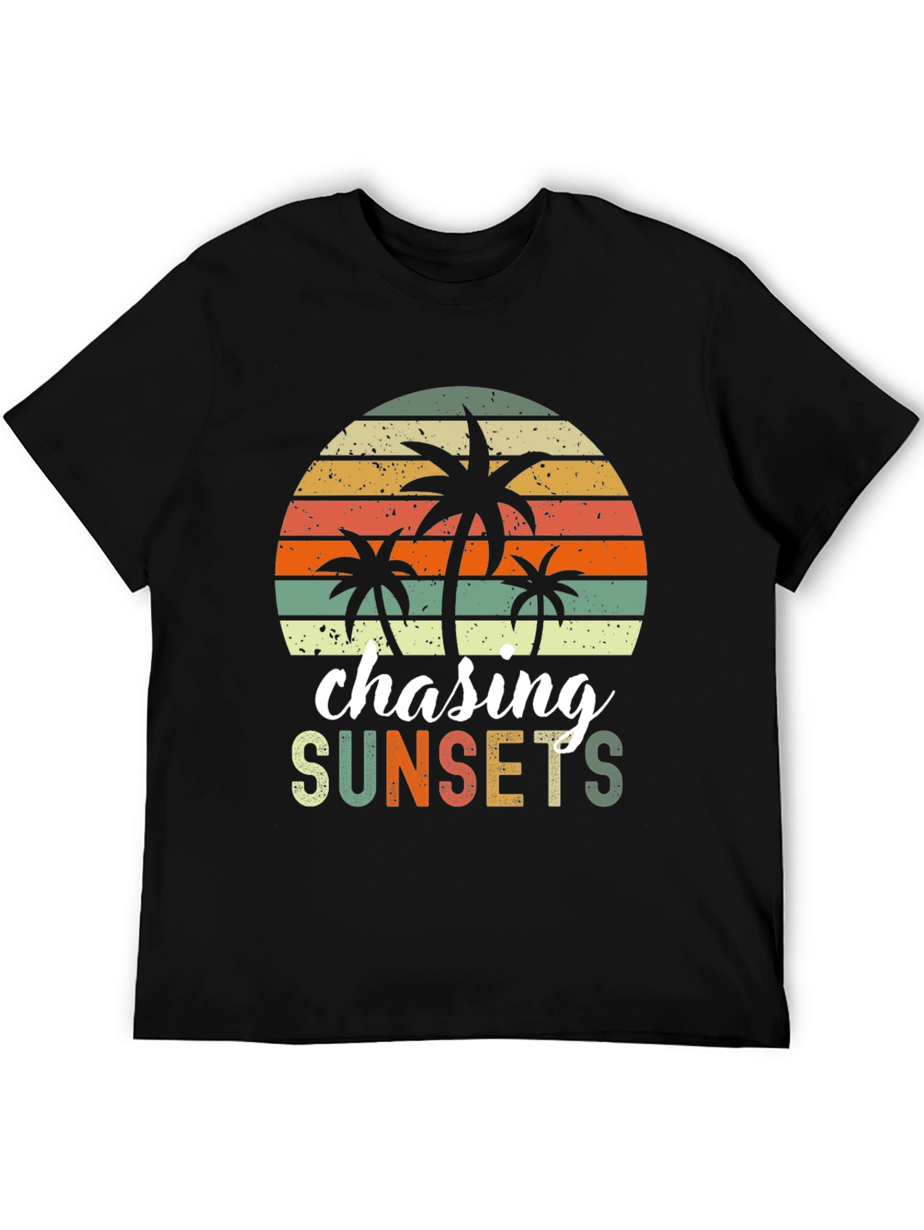 Chasing Sunsets Graphic Tee | Retro Palm Tree T-Shirt
