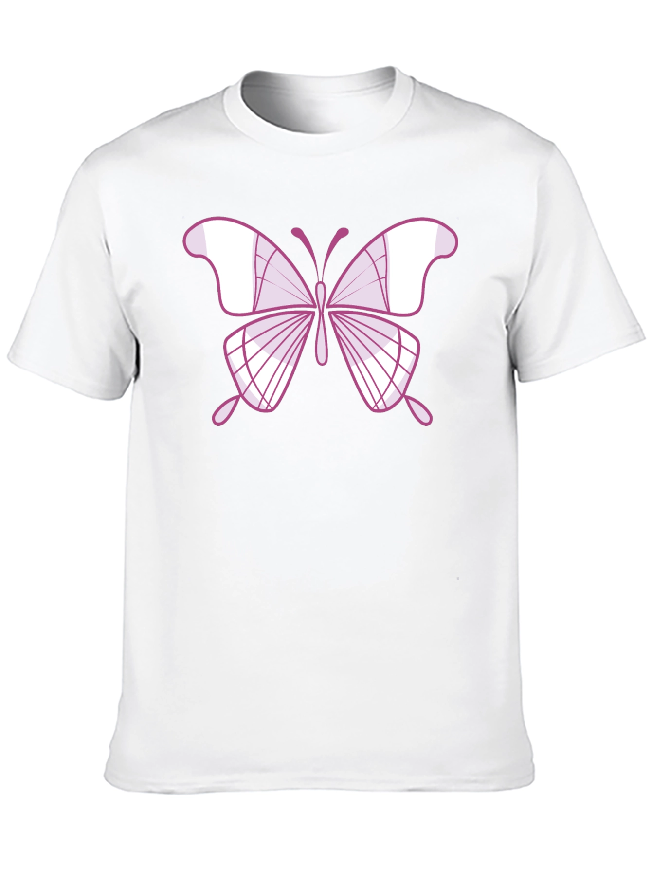 Butterfly Graphic Tee - Stylish Mens Black T-Shirt