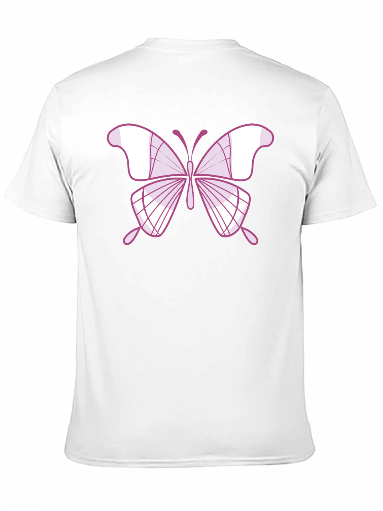 Butterfly Graphic Tee - Stylish Mens Black T-Shirt