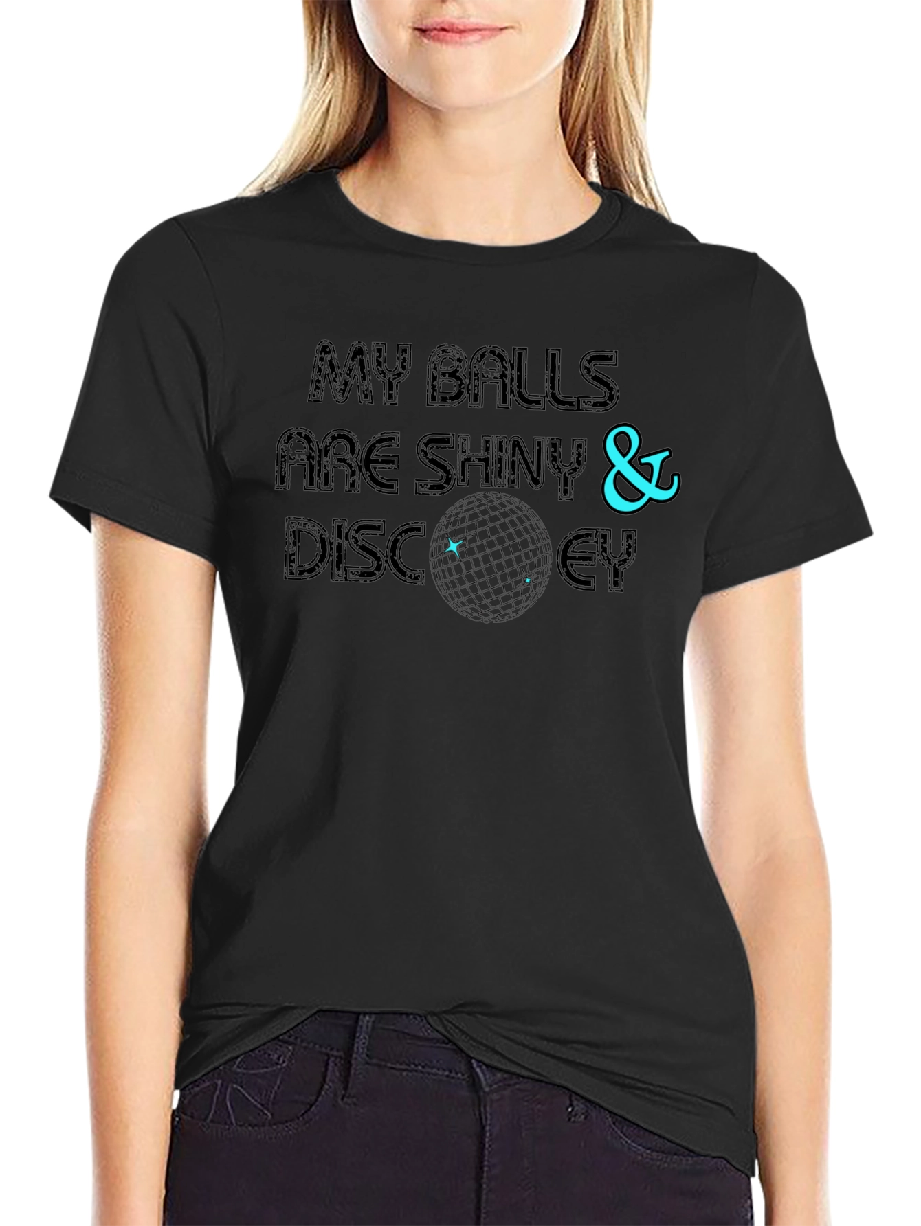 Shiny Balls Disco T-Shirt