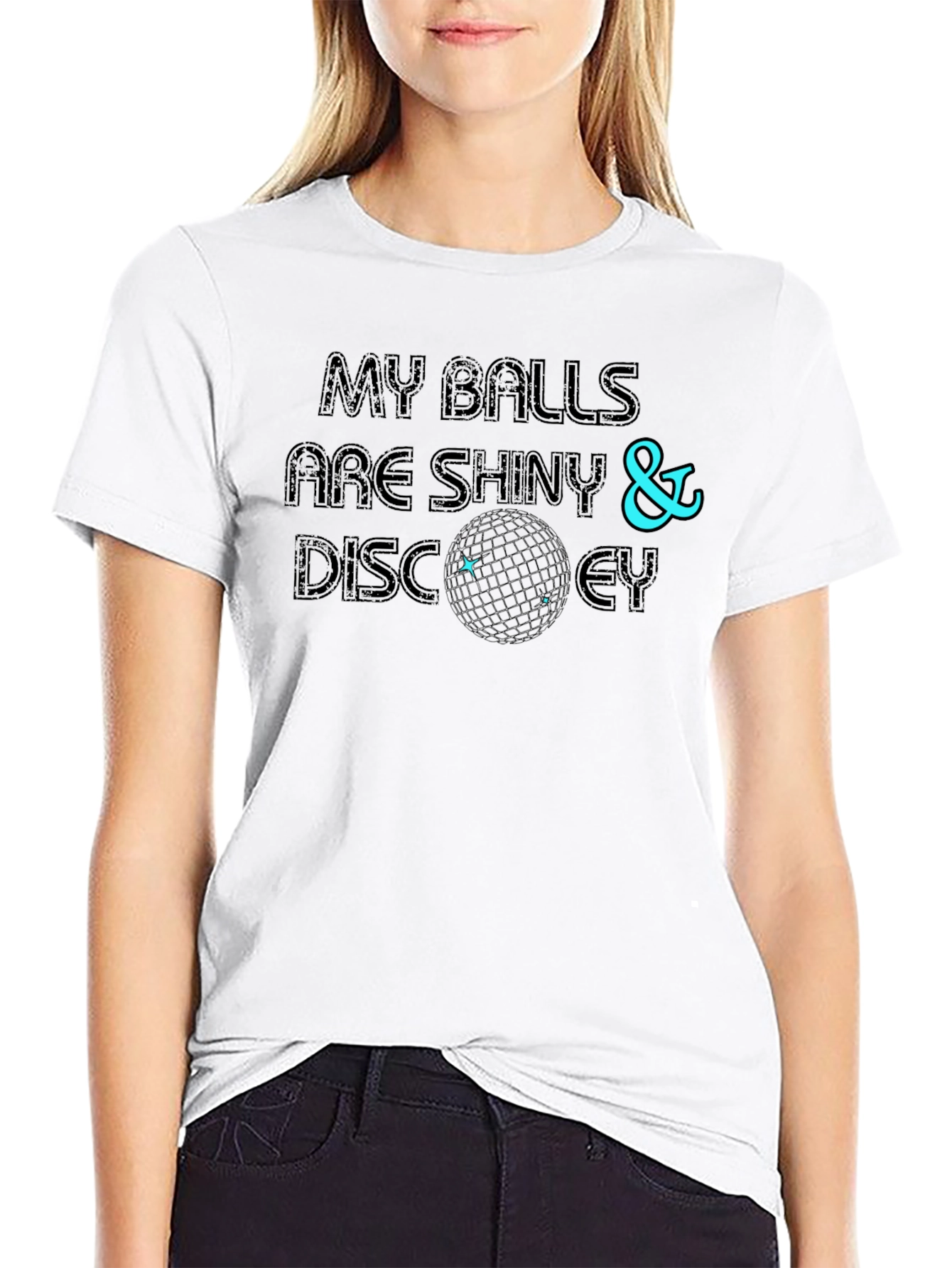 Shiny Balls Disco T-Shirt
