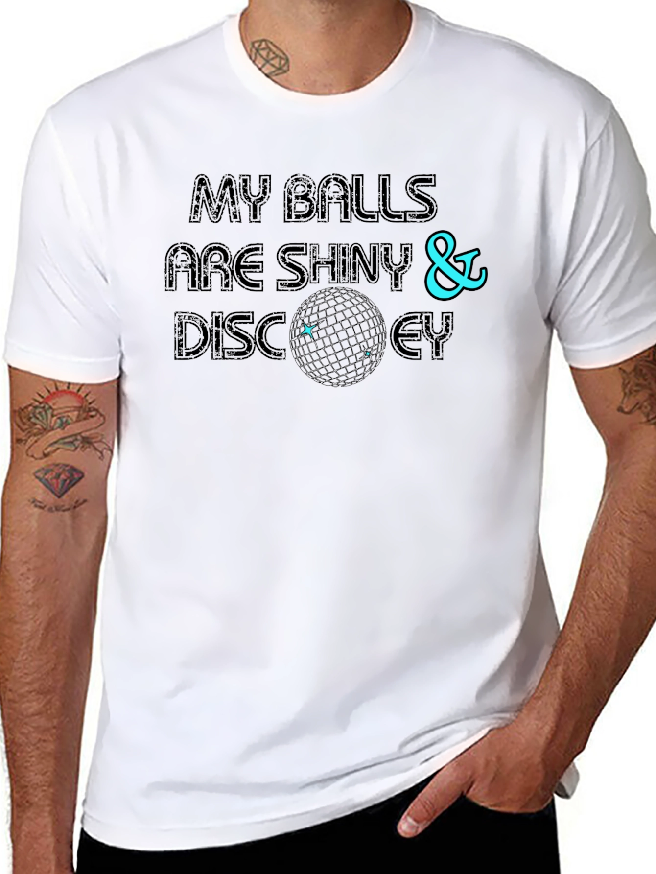Shiny Balls Disco T-Shirt