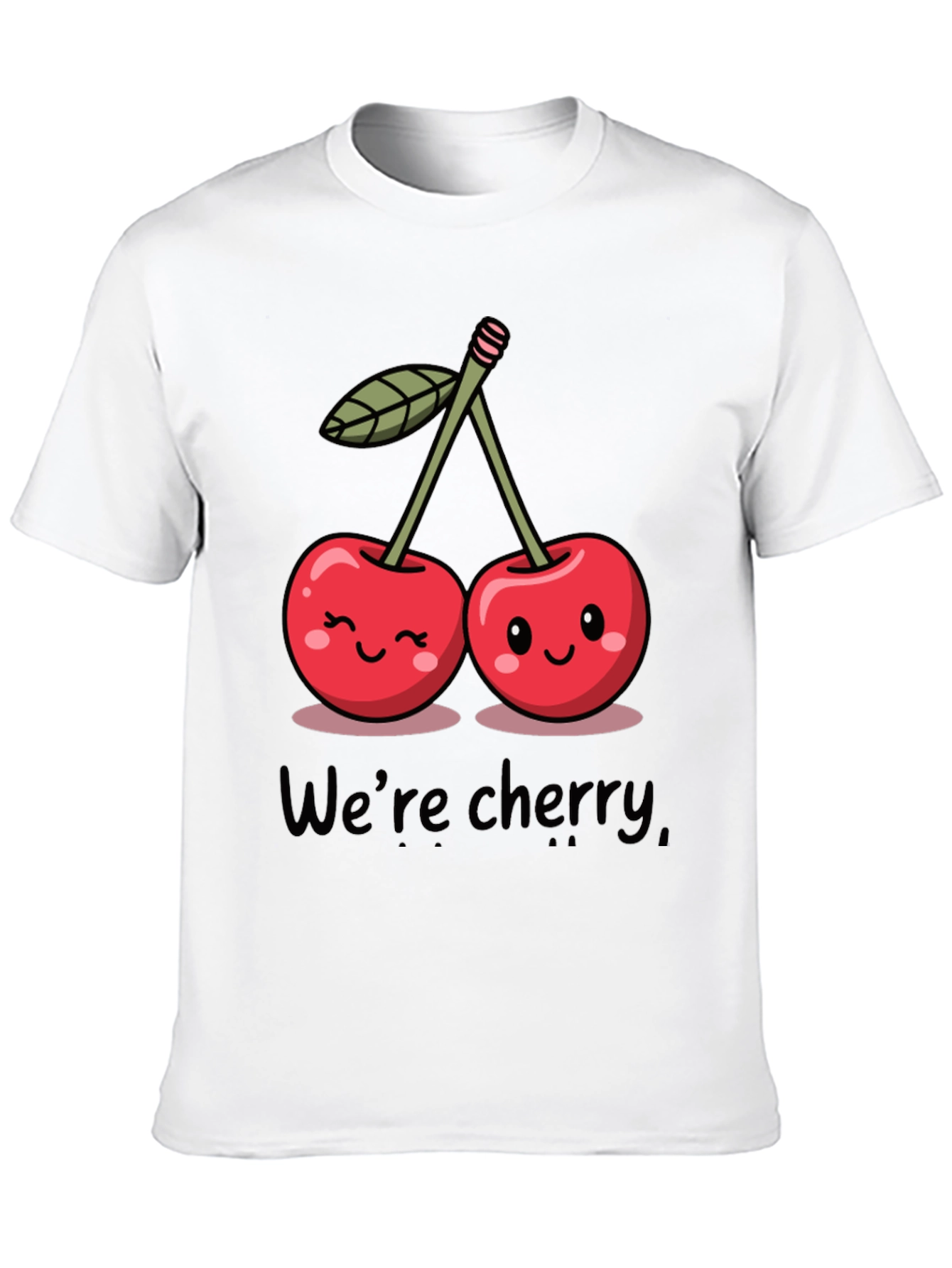 Cute Cherry Graphic T-Shirt - Were Cherry