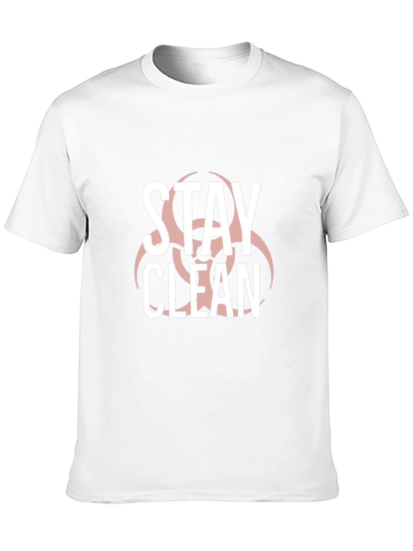 Stay Clean Biohazard Graphic T-Shirt