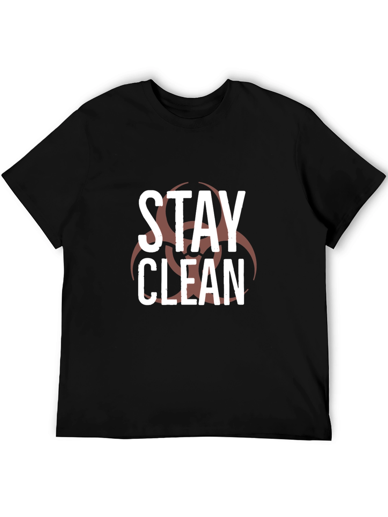 Stay Clean Biohazard Graphic T-Shirt