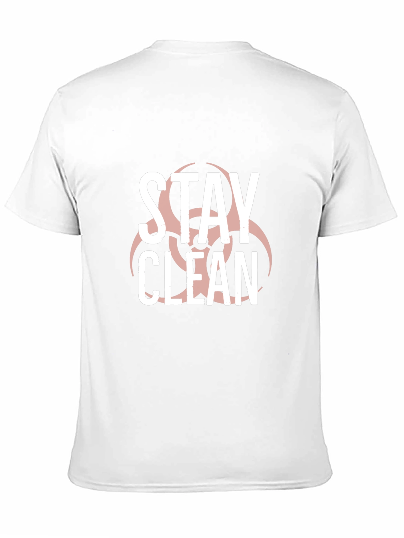 Stay Clean Biohazard Graphic T-Shirt