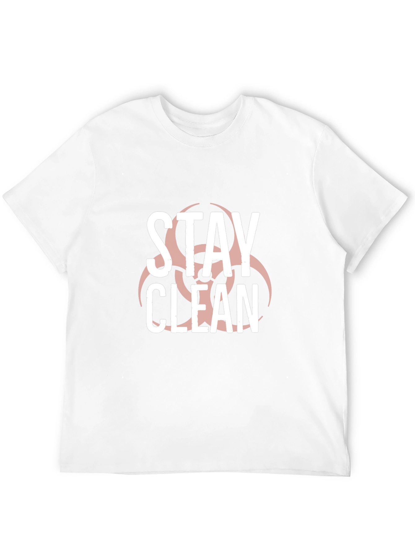 Stay Clean Biohazard Graphic T-Shirt