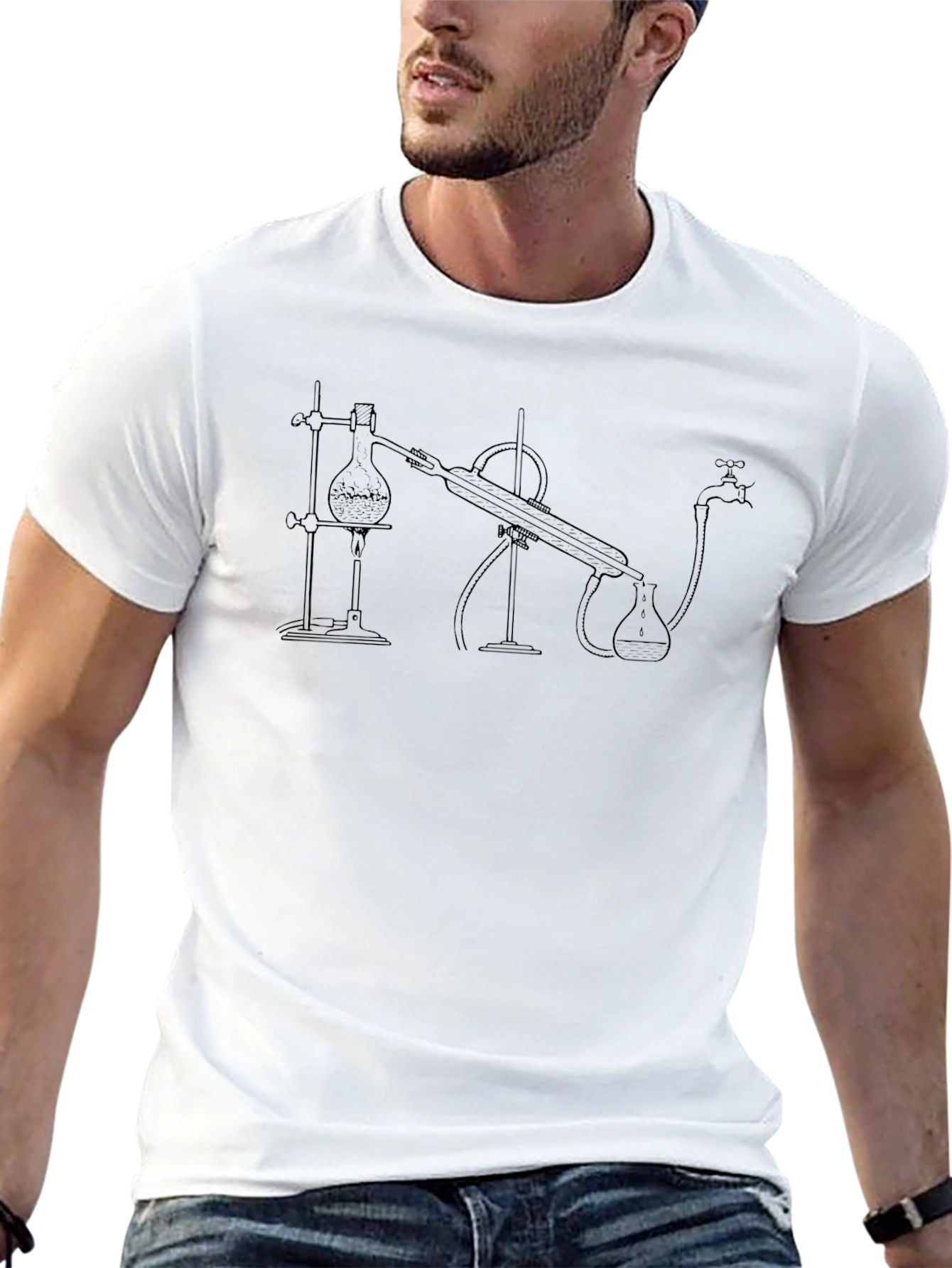 Chemistry Distillation T-Shirt Lab Science Tee