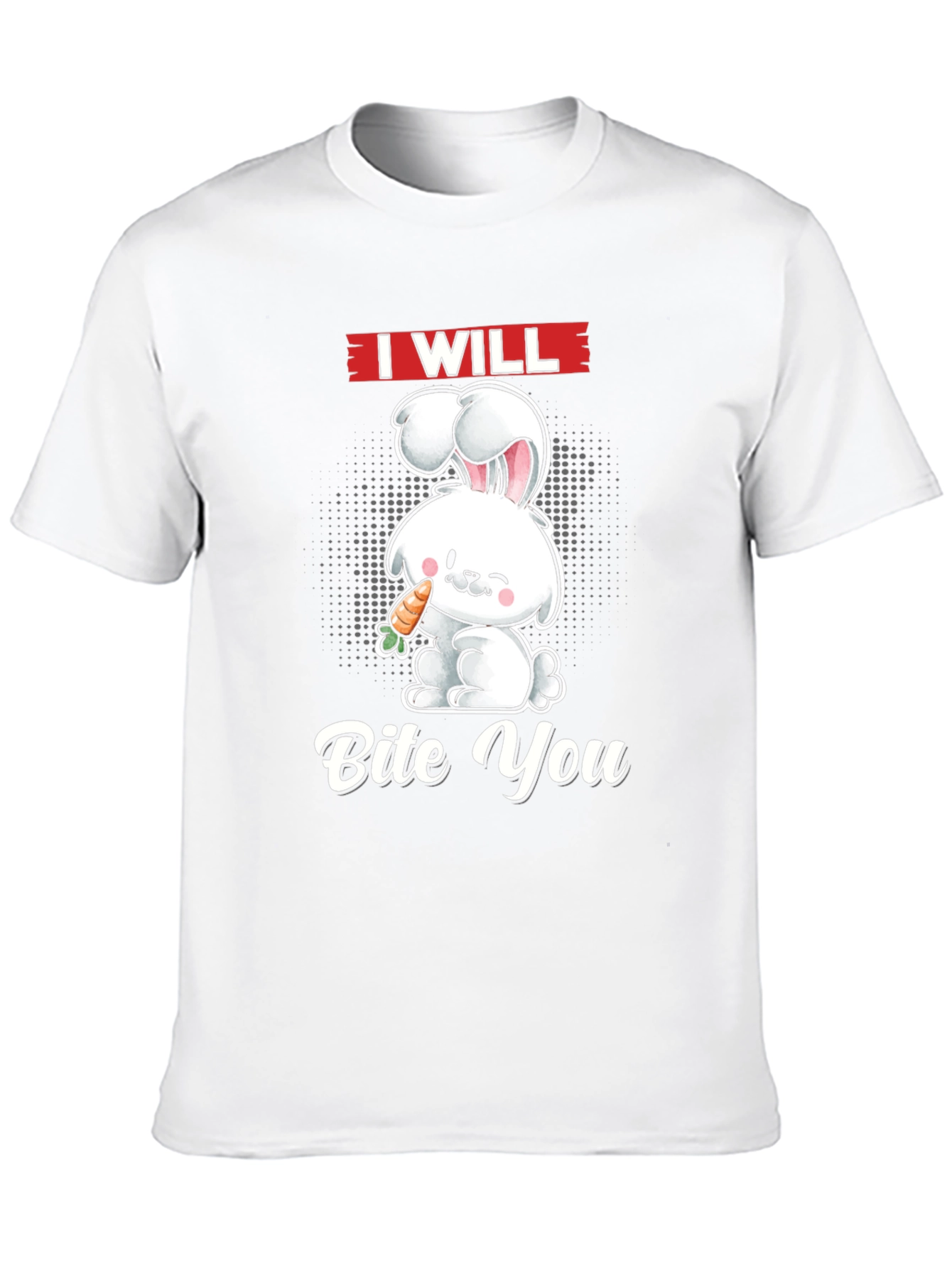 I Will Bite You Bunny Graphic Tee