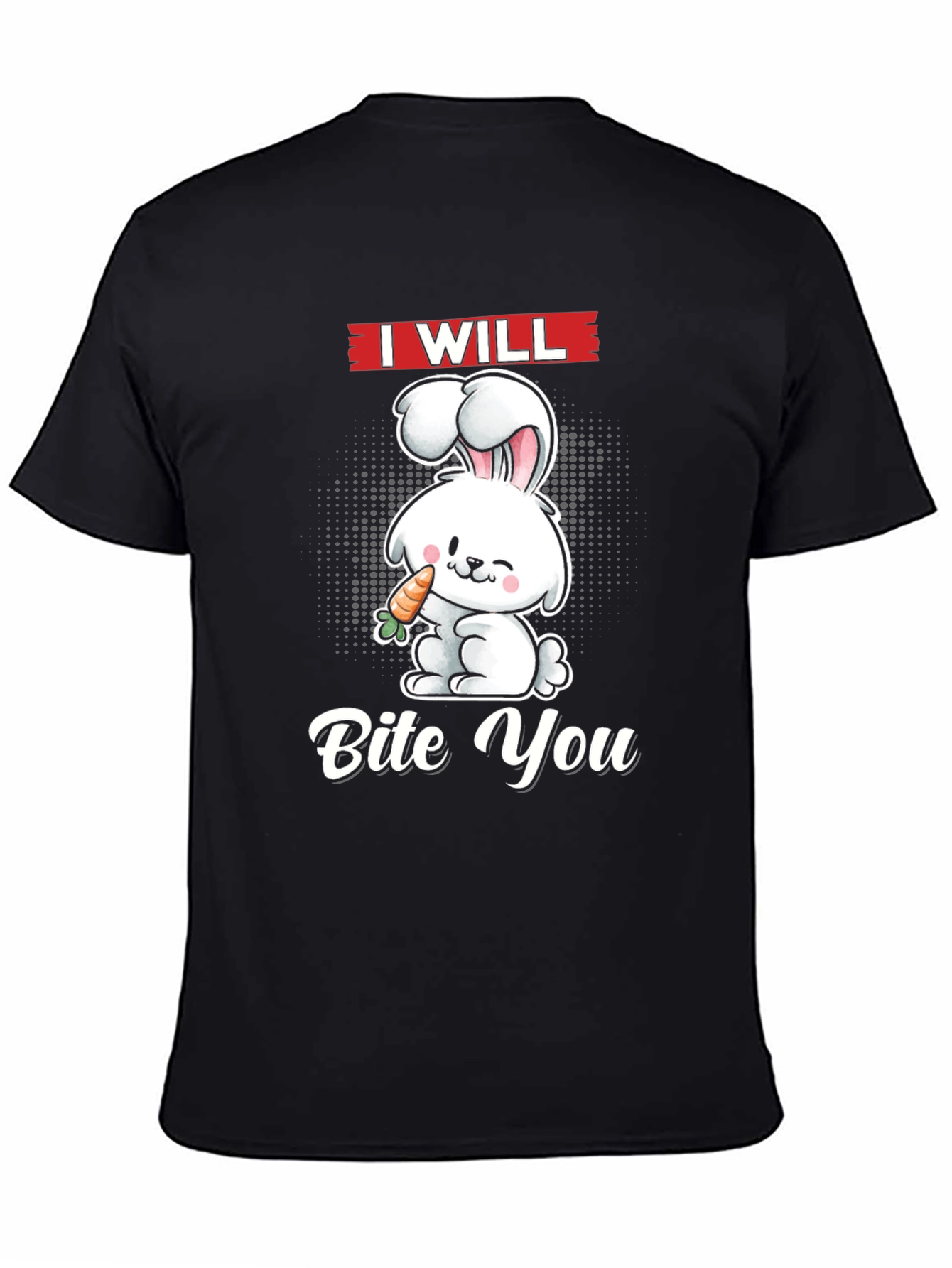 I Will Bite You Bunny Graphic Tee