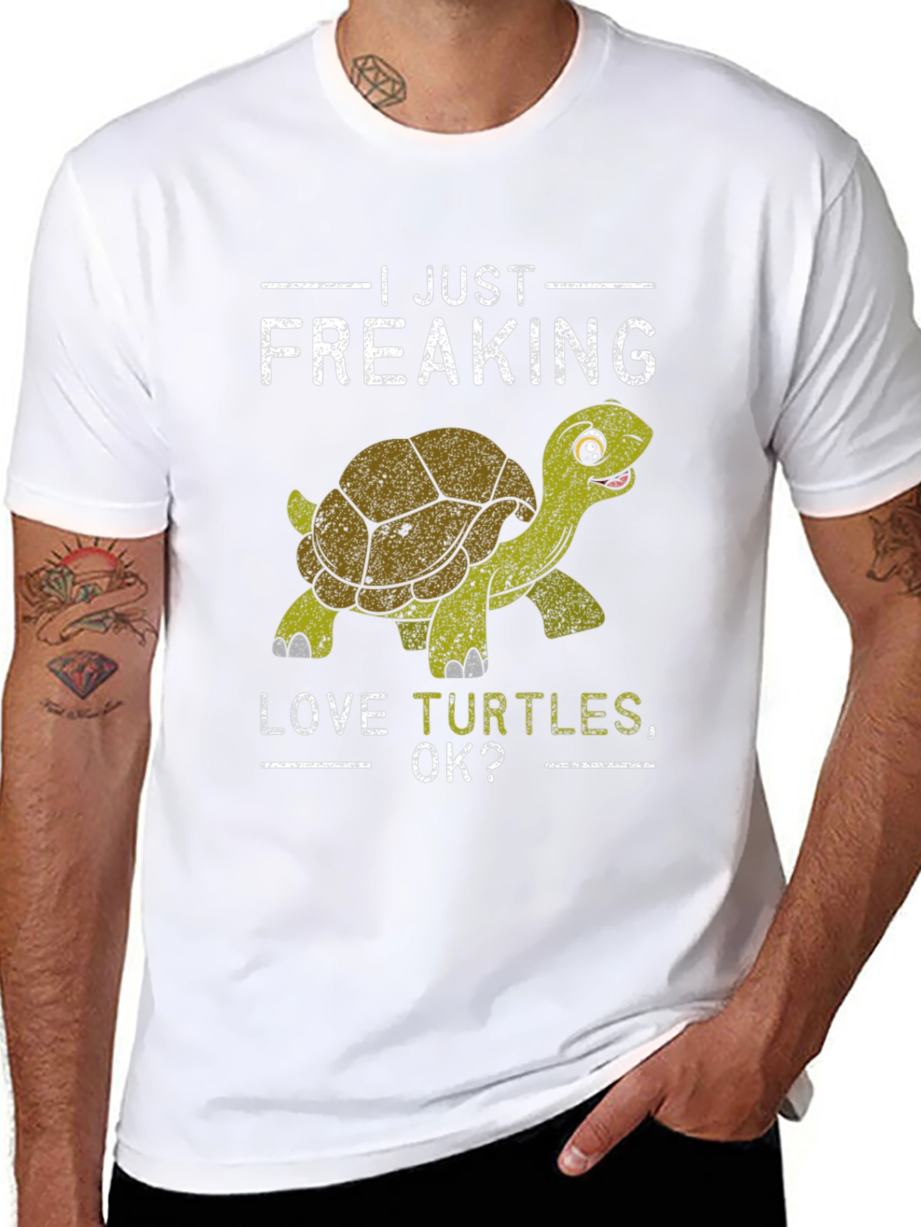 I Just Freaking Love Turtles OK? T-Shirt