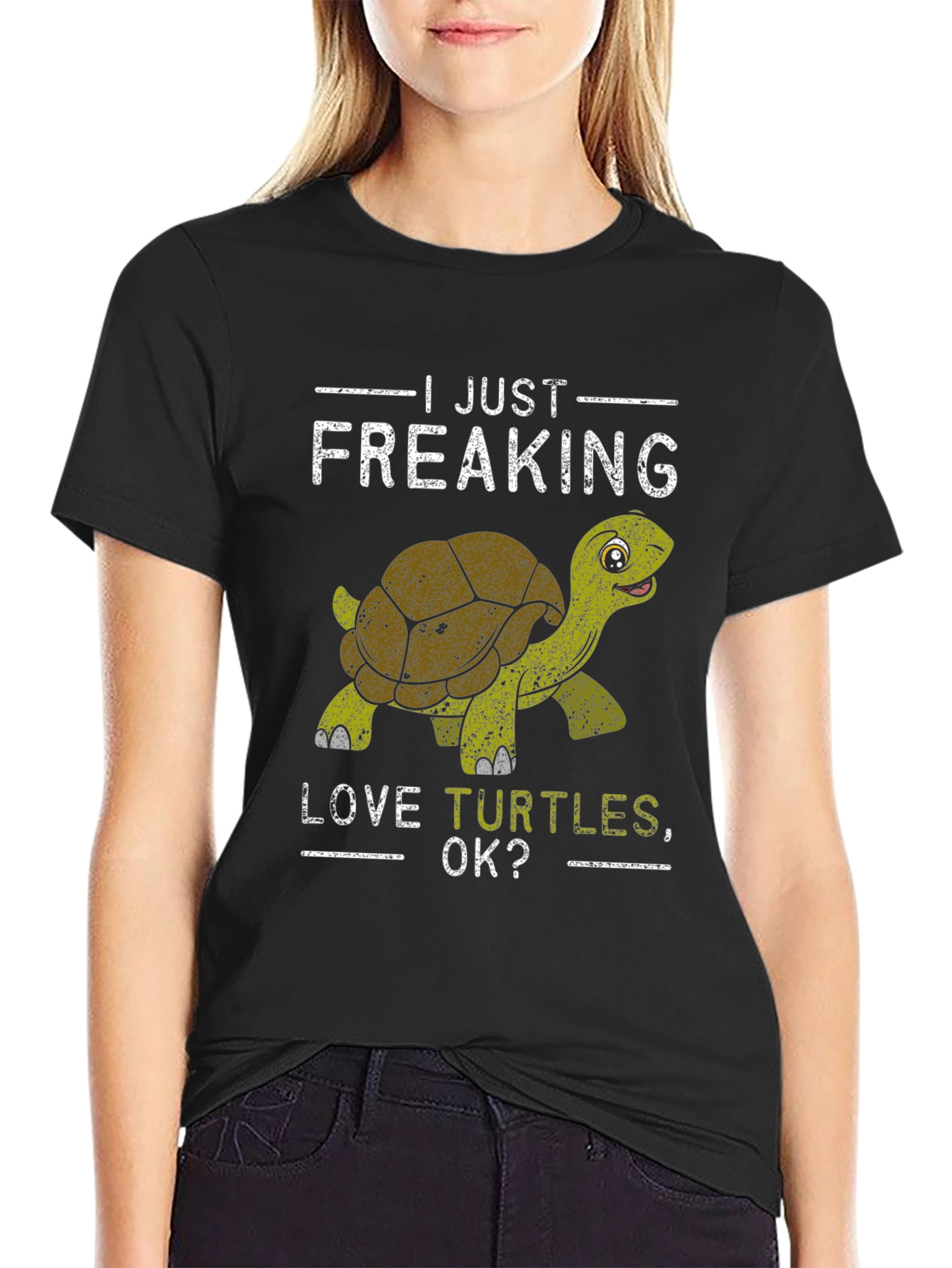 I Just Freaking Love Turtles OK? T-Shirt