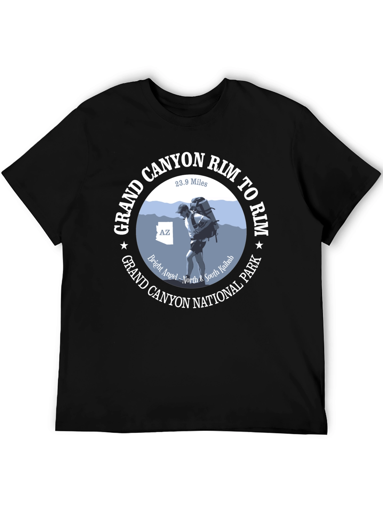 Grand Canyon Rim to Rim Hiker T-Shirt