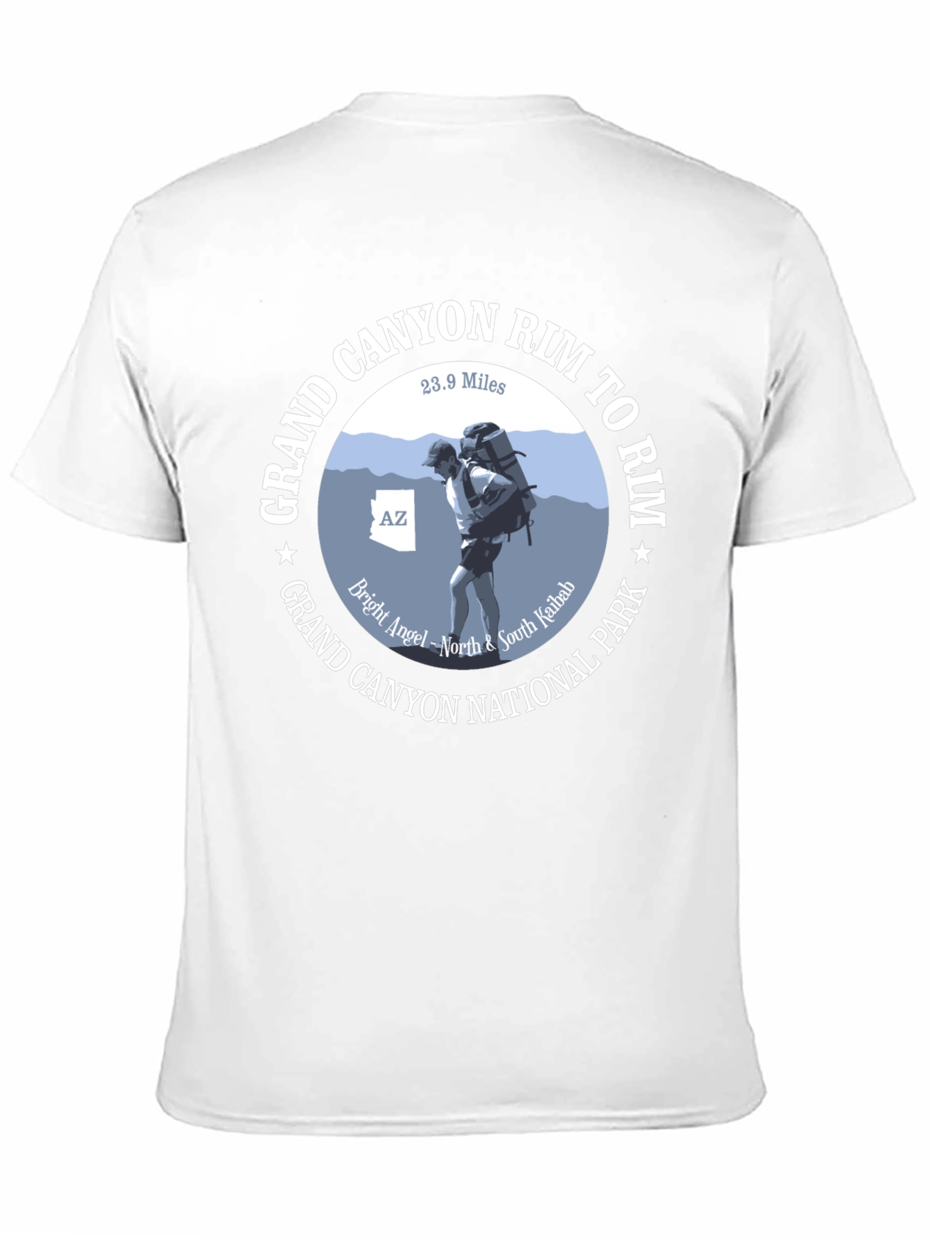 Grand Canyon Rim to Rim Hiker T-Shirt