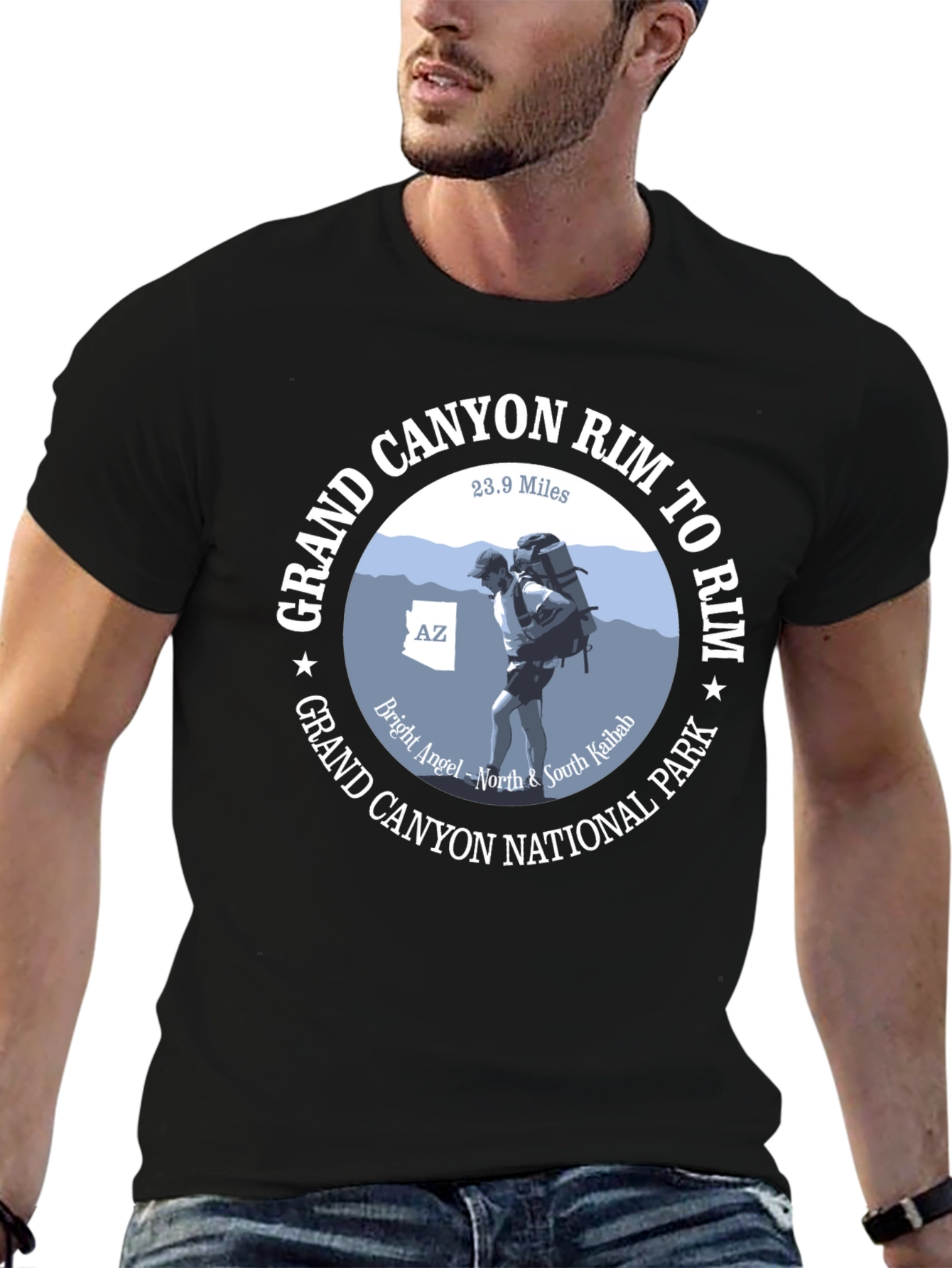 Grand Canyon Rim to Rim Hiker T-Shirt