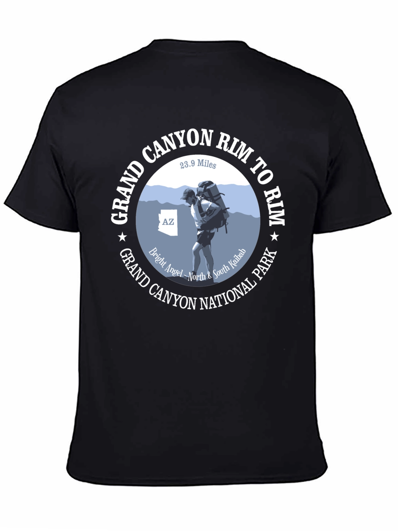 Grand Canyon Rim to Rim Hiker T-Shirt