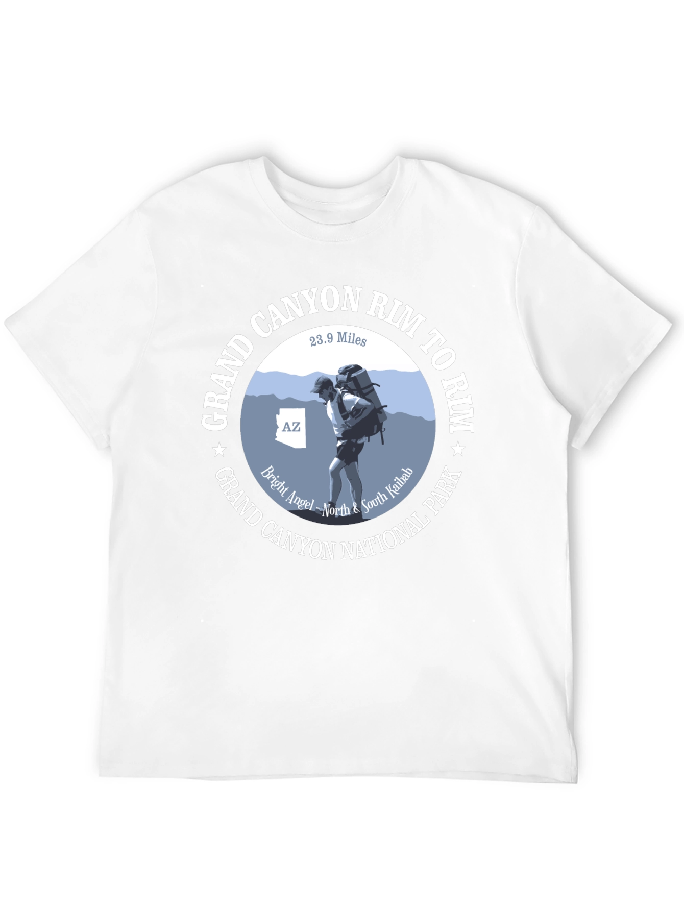 Grand Canyon Rim to Rim Hiker T-Shirt