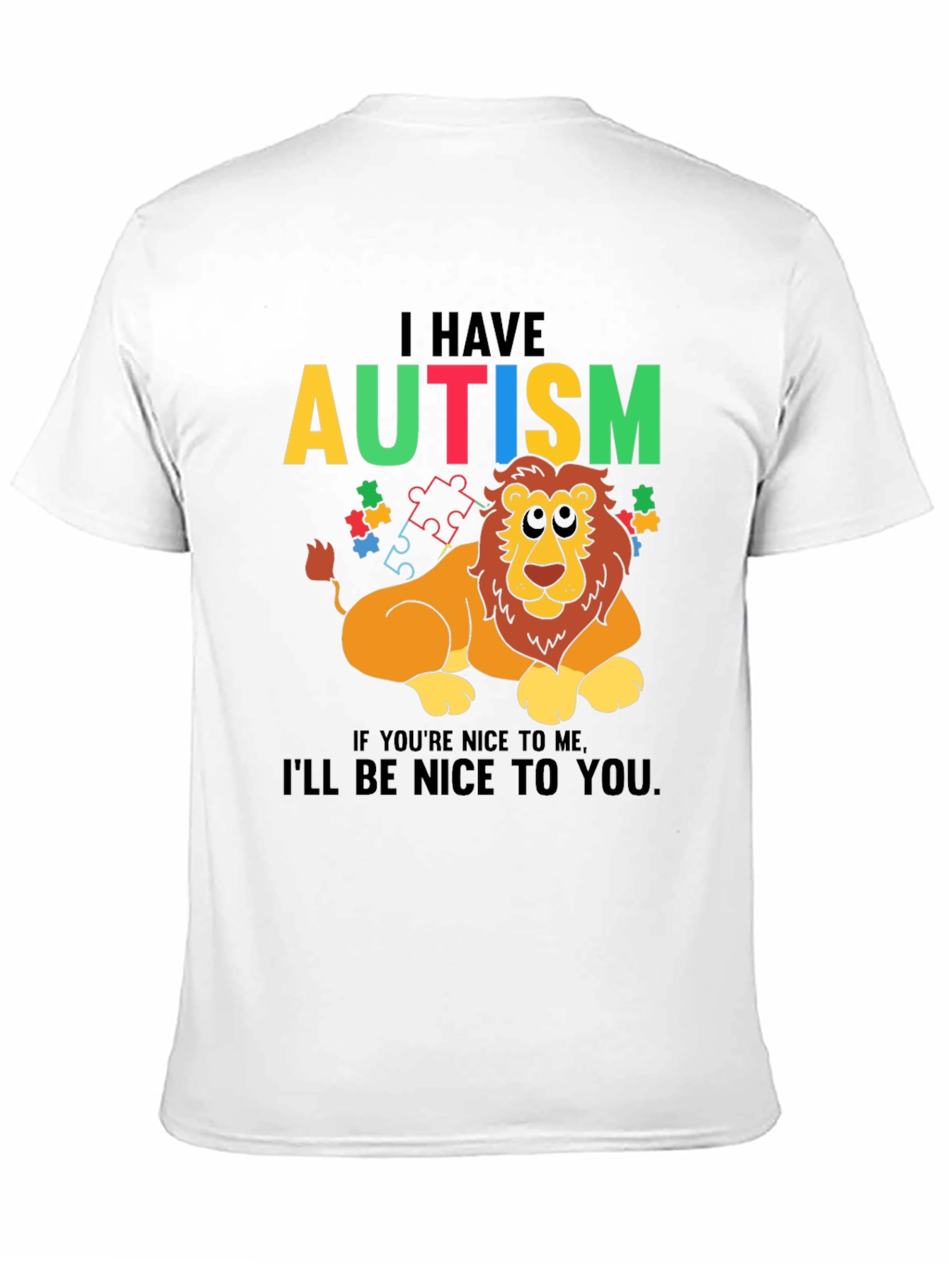 Autism Awareness Lion T-Shirt