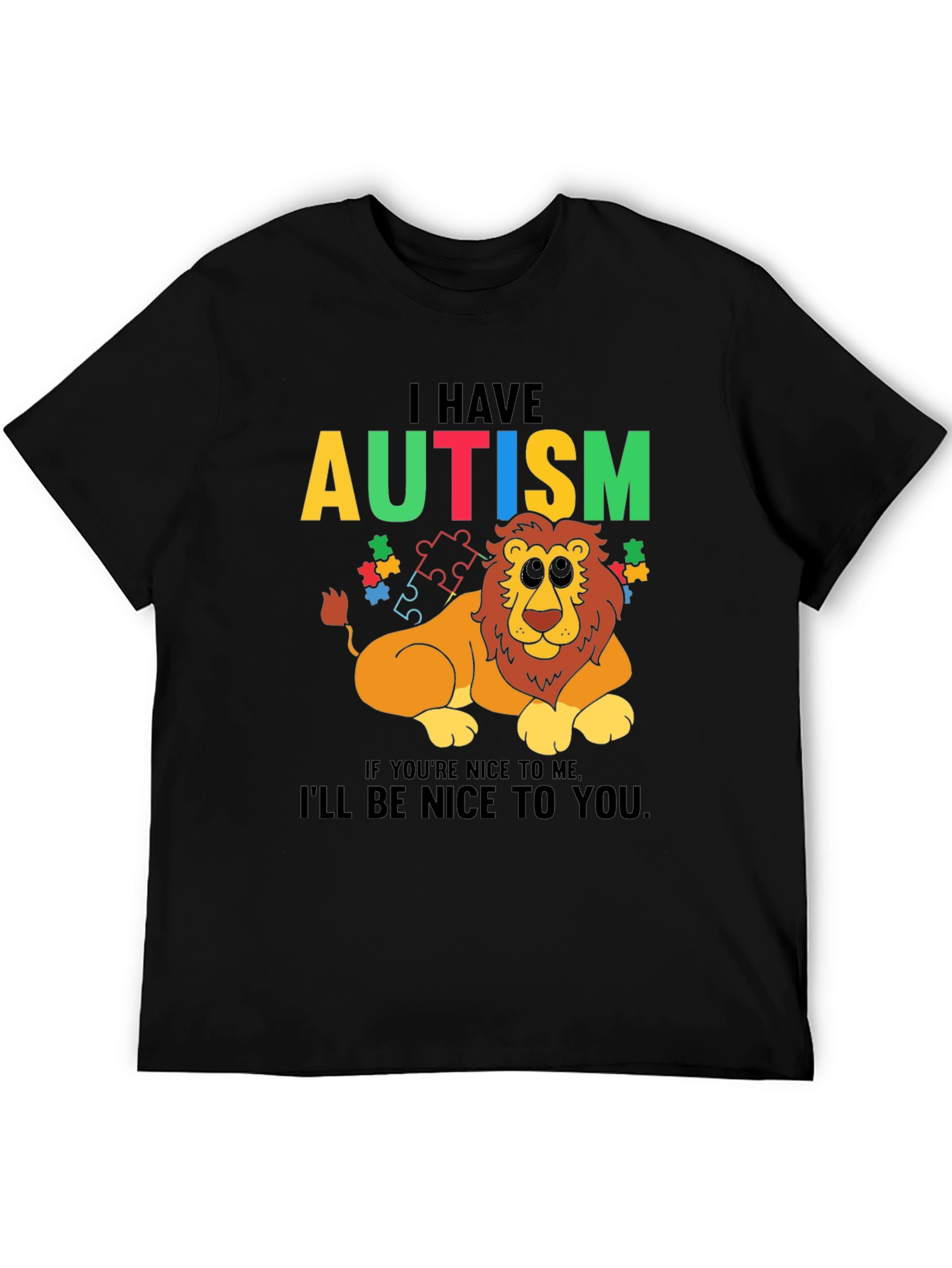 Autism Awareness Lion T-Shirt