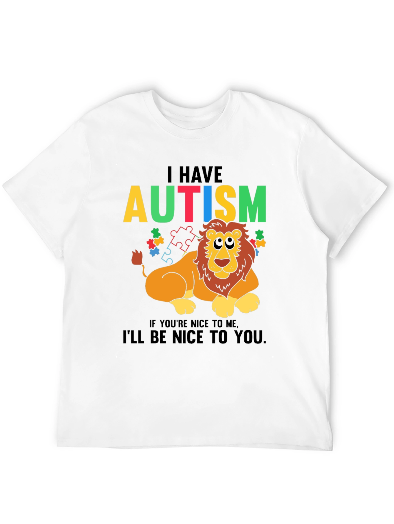 Autism Awareness Lion T-Shirt