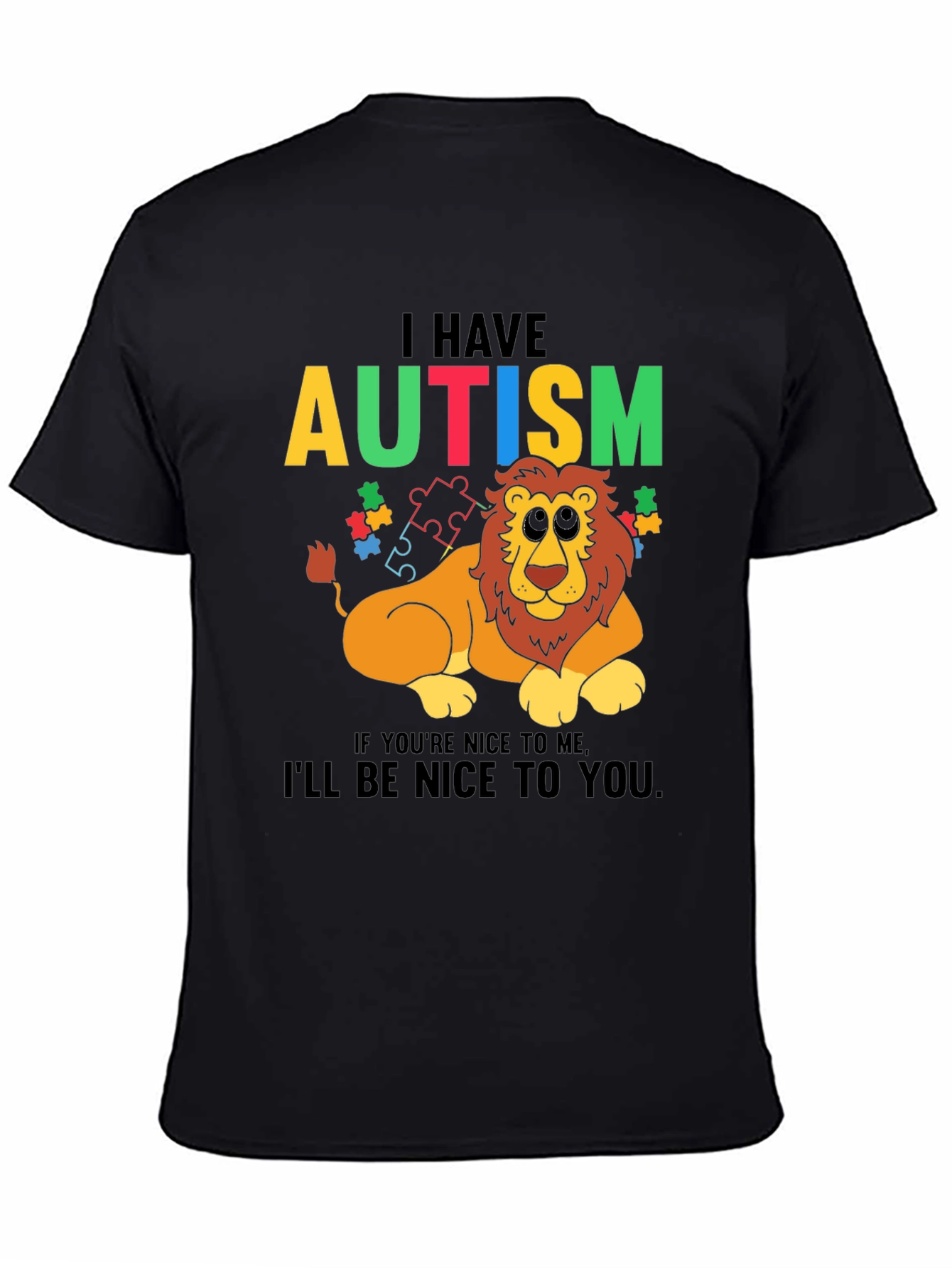 Autism Awareness Lion T-Shirt