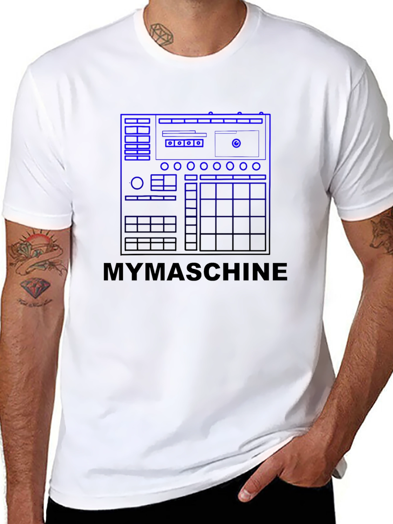 MYMASCHINE Tee - Music Producer Graphic T-Shirt