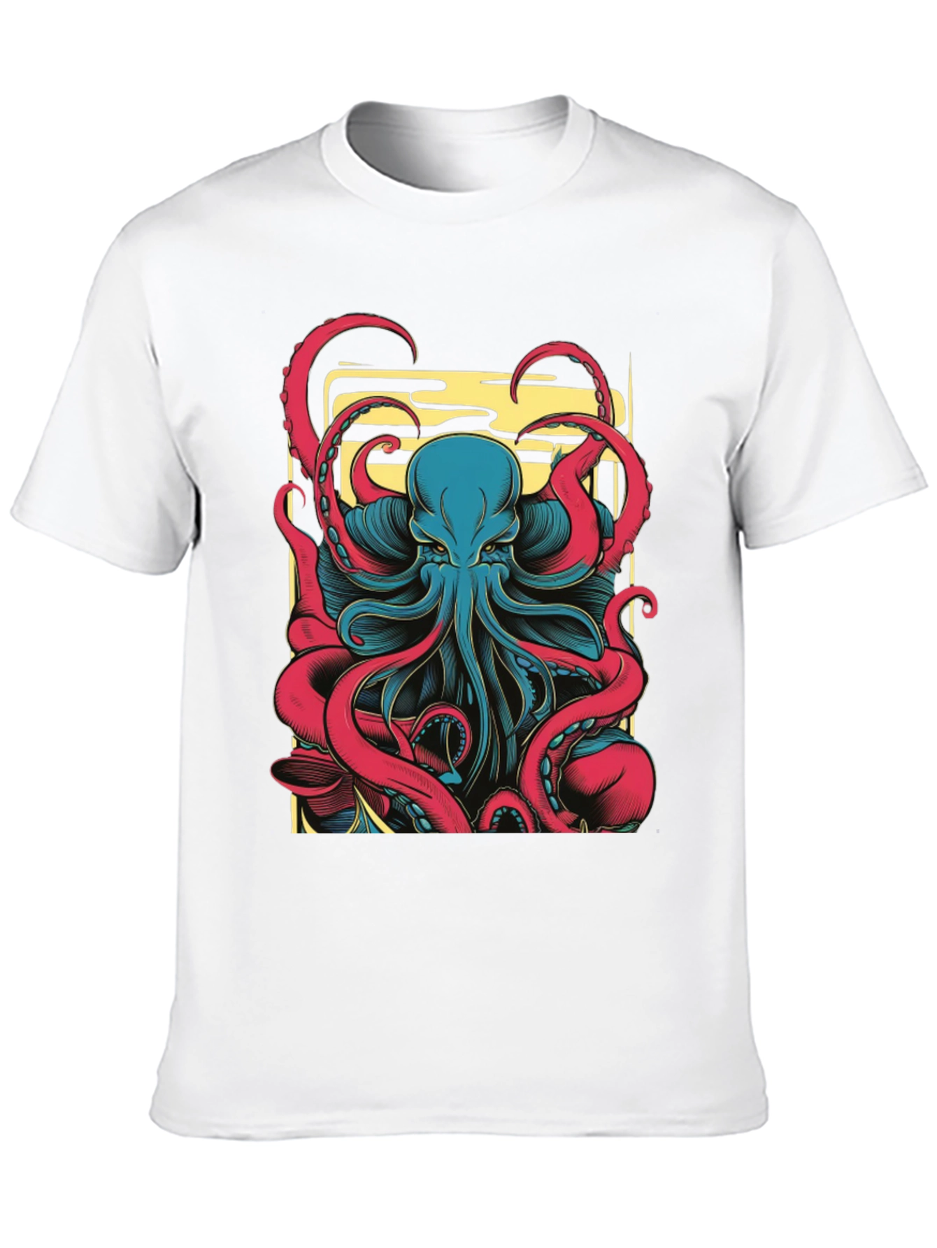 Octopus Graphic Black T-Shirt
