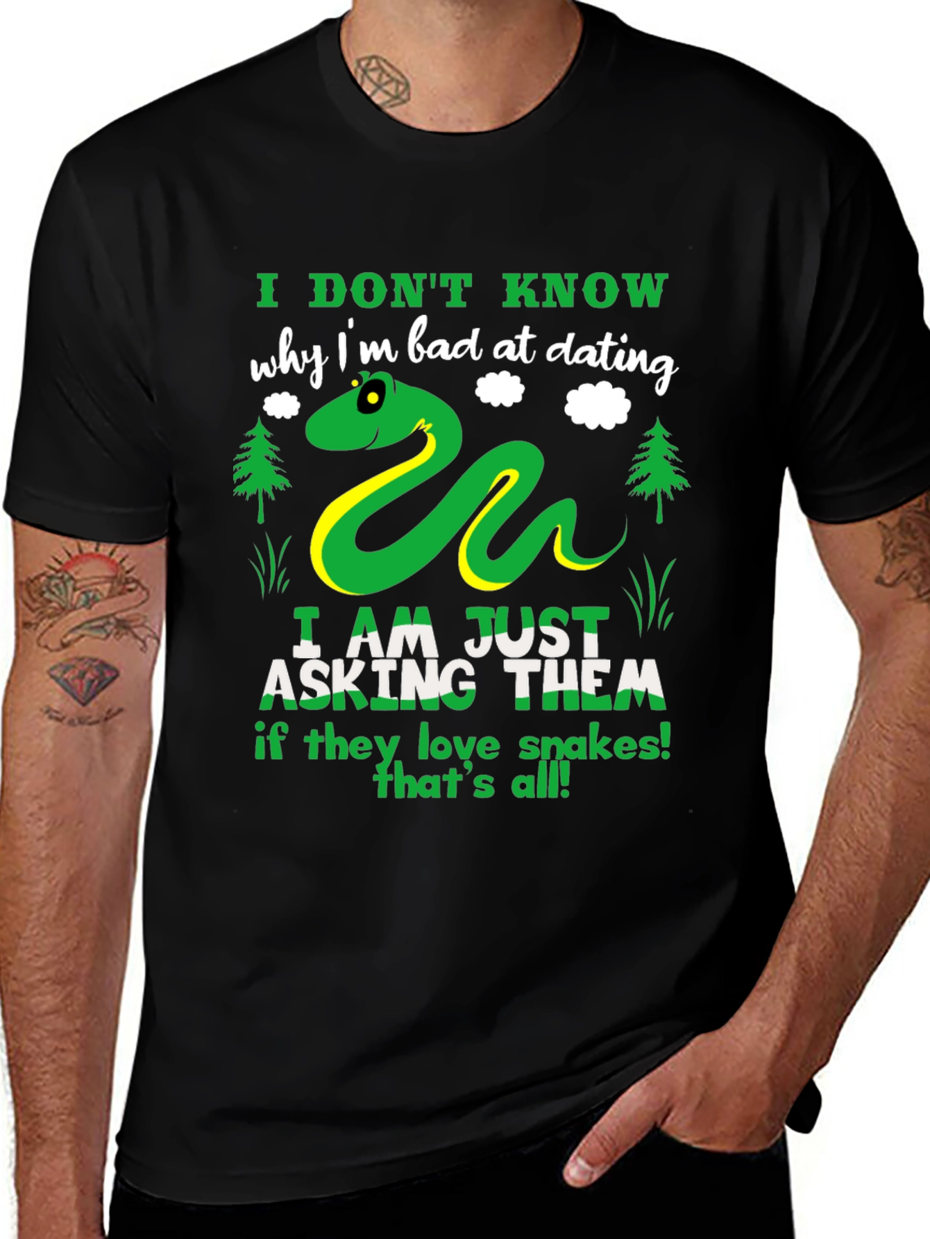 Funny Snake Dating T-Shirt