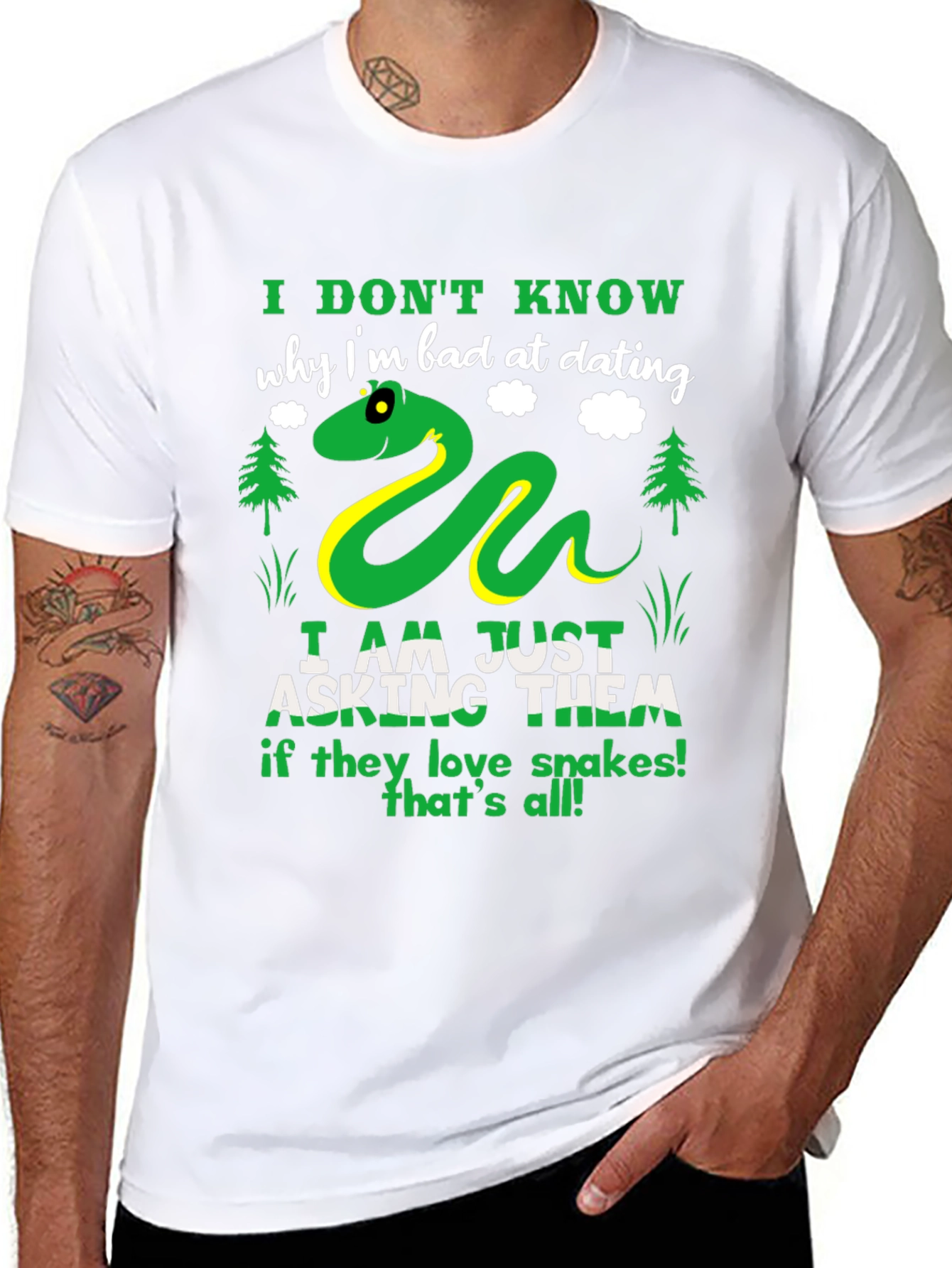 Funny Snake Dating T-Shirt