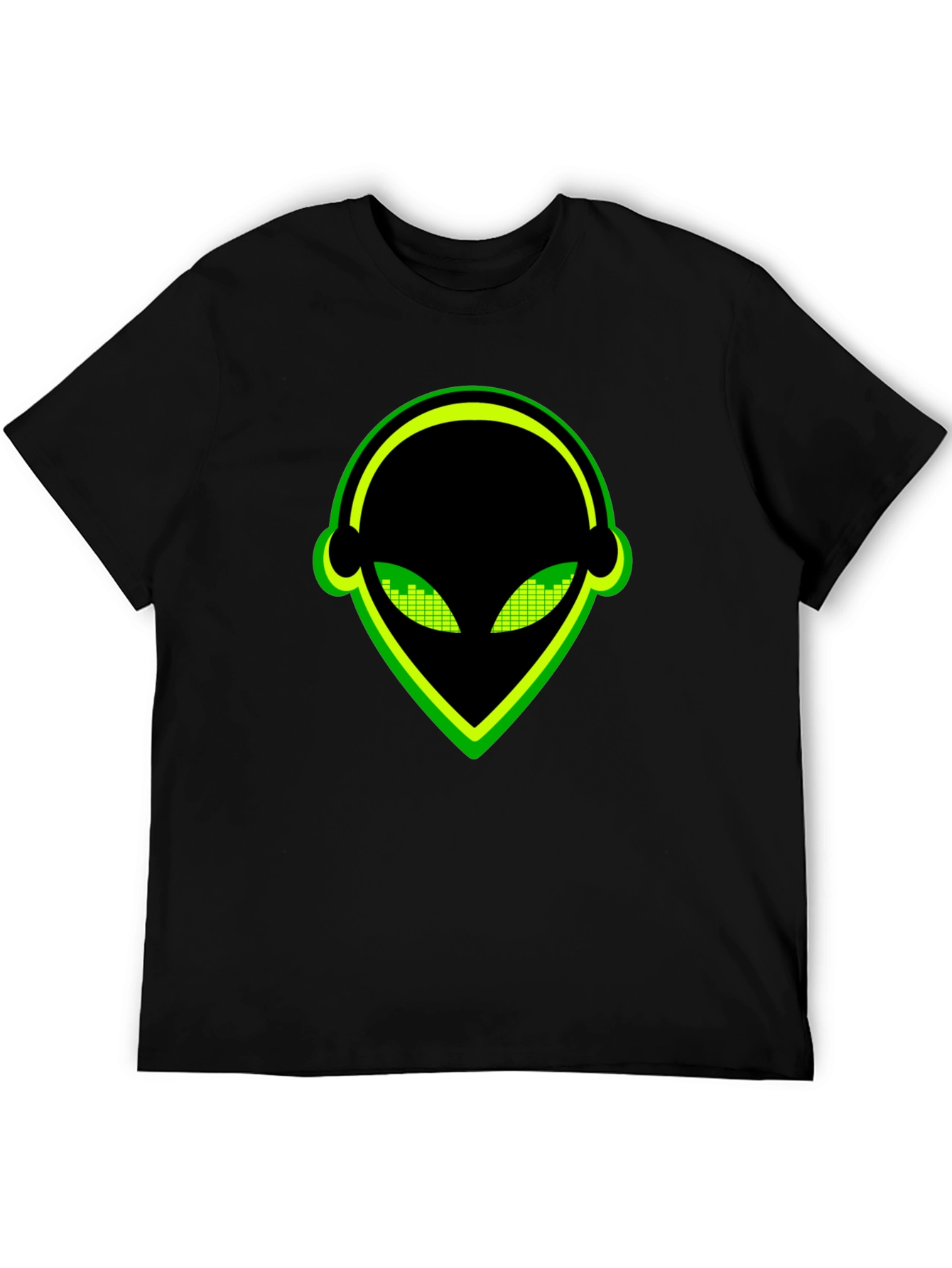 Alien Headphone Graphic T-Shirt