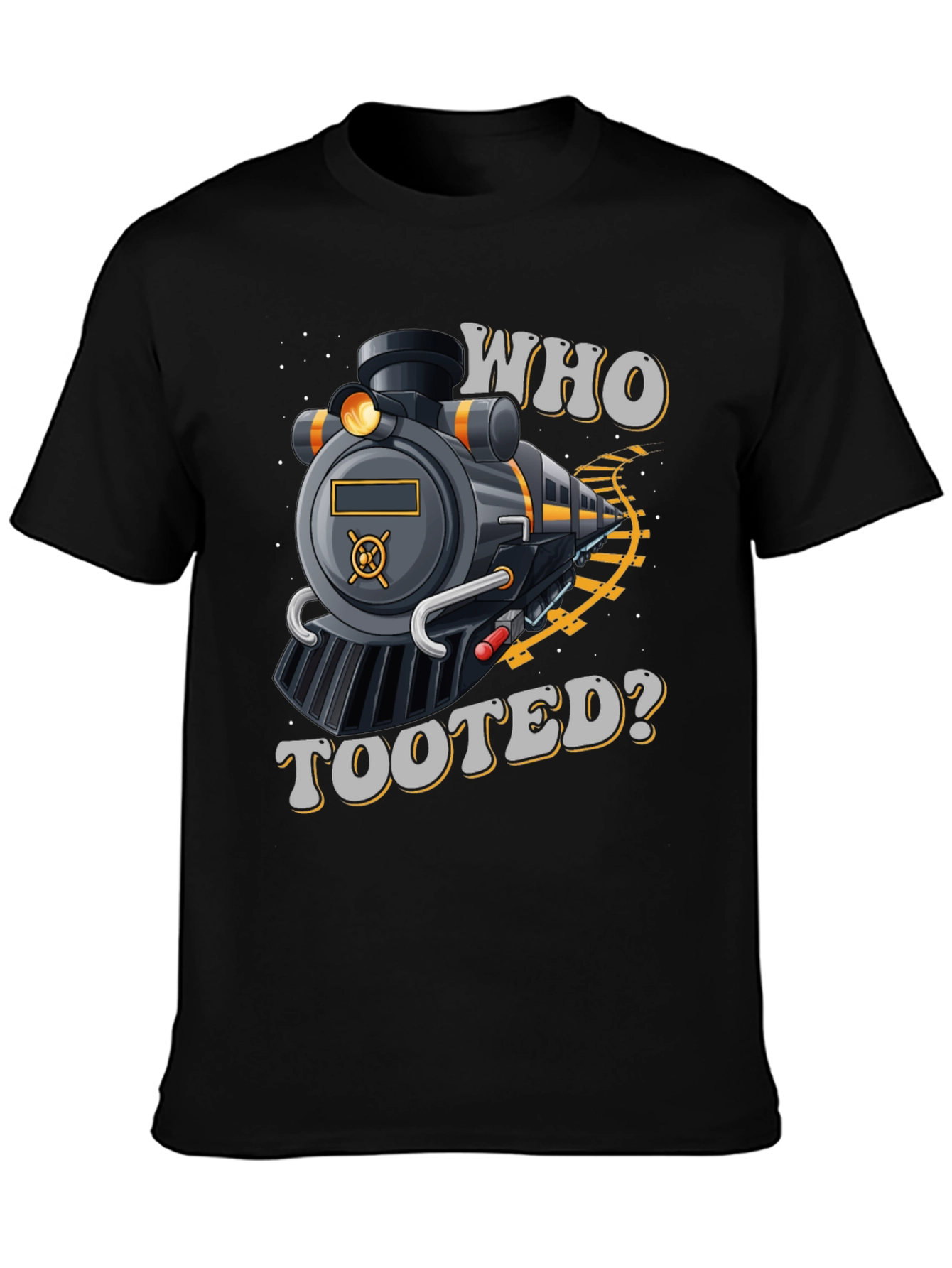 Who Tooted? Train Graphic T-Shirt