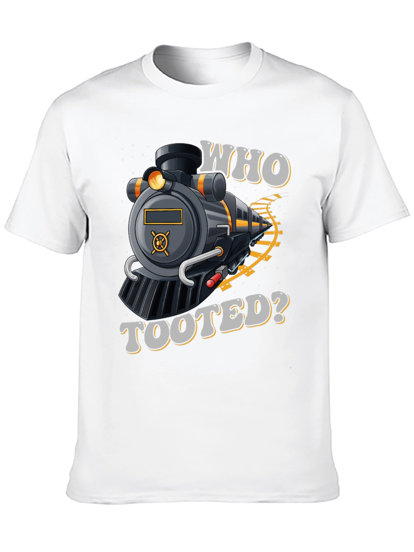 Who Tooted? Train Graphic T-Shirt