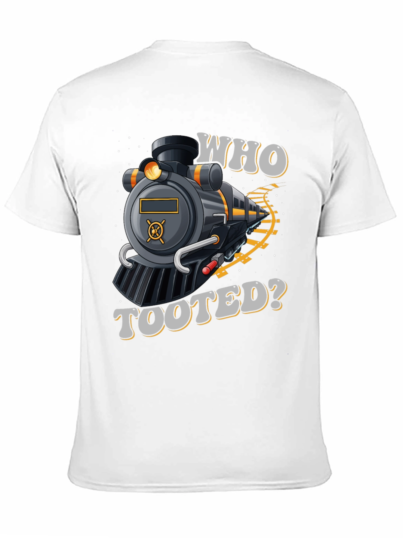 Who Tooted? Train Graphic T-Shirt