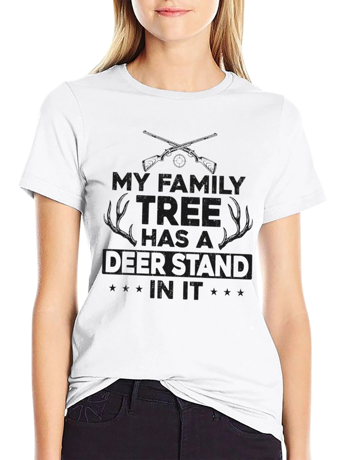 Deer Stand Family Tree Graphic Tee