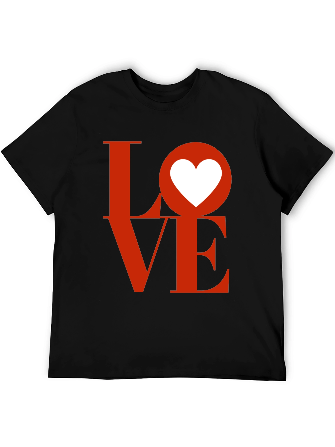 Love Heart Graphic Tee - Valentines Day Shirt