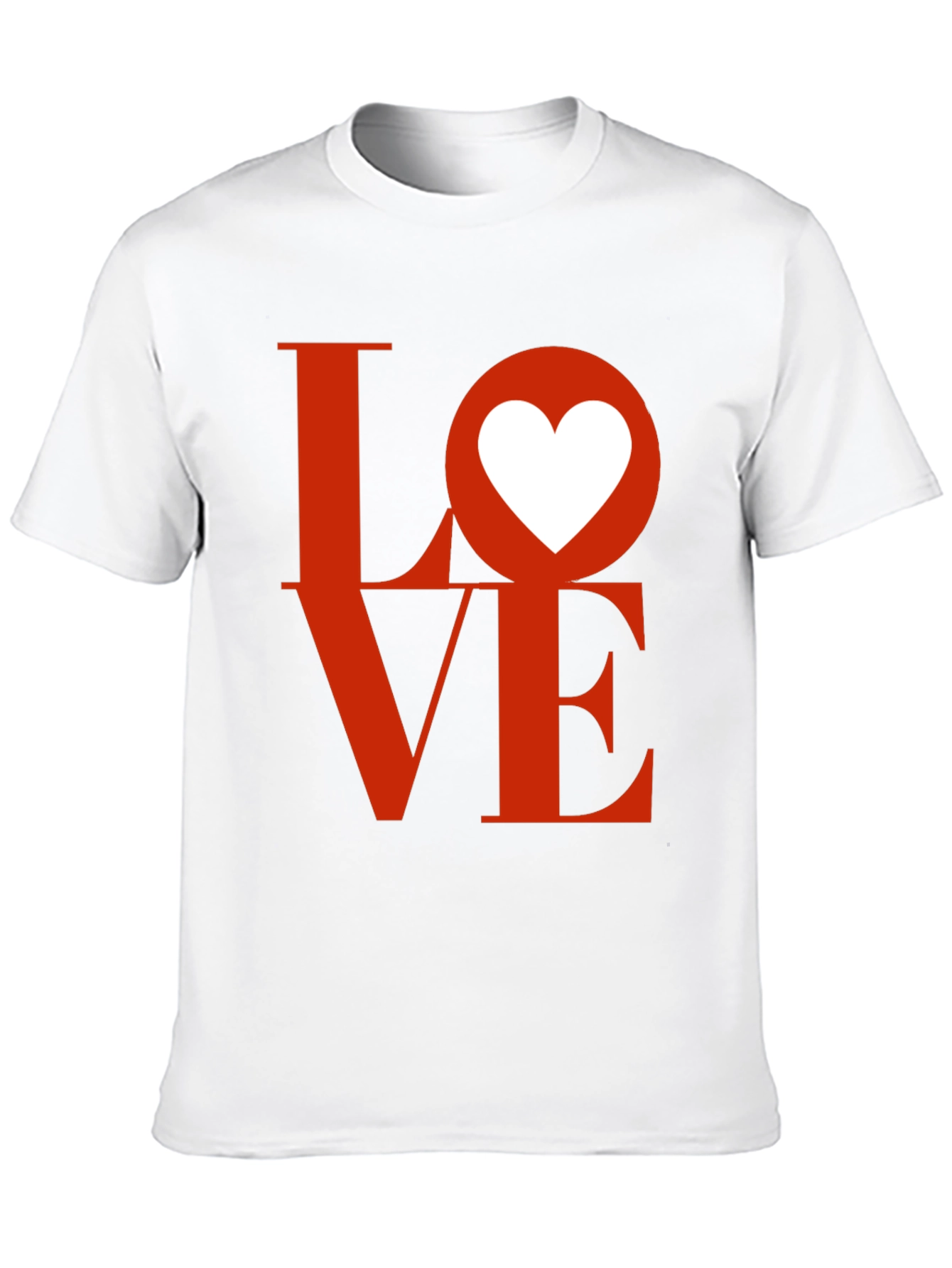 Love Heart Graphic Tee - Valentines Day Shirt